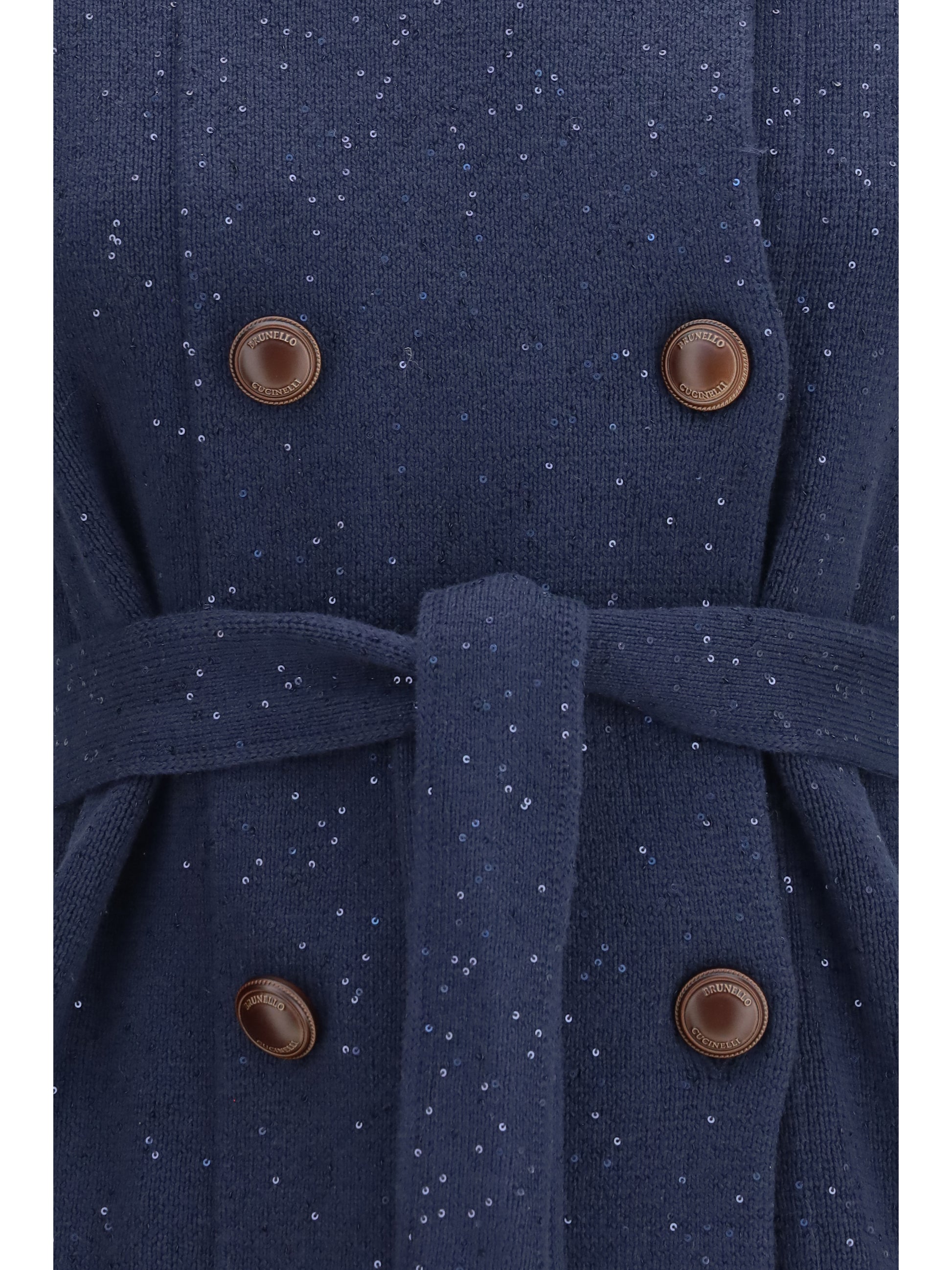 Brunello Cucinelli Women Double-Breasted Sequin Vest BRUNELLO CUCINELLI