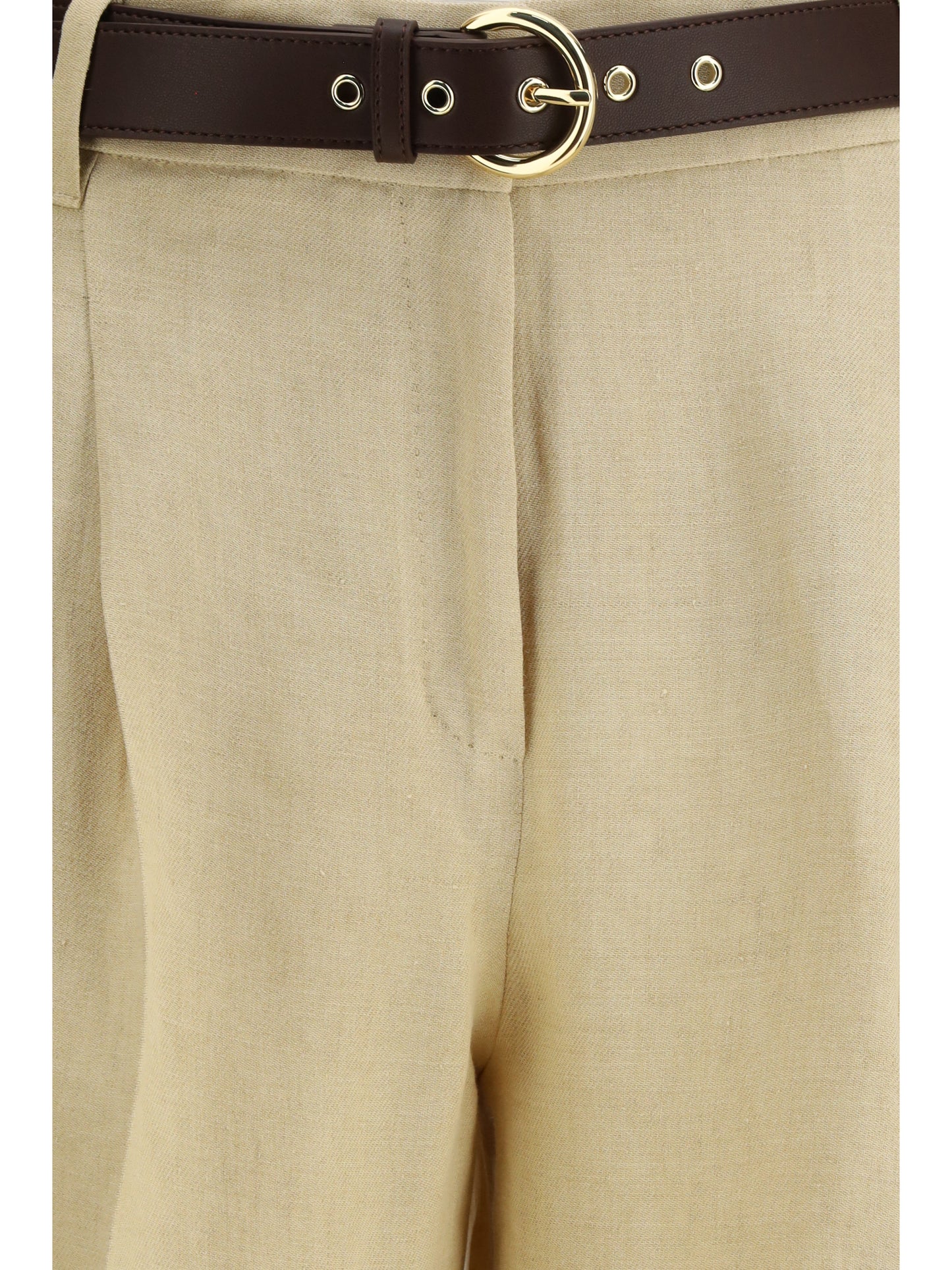 Max Mara Studio Women Mstsumero Pants In Linen Batavia MAX MARA STUDIO