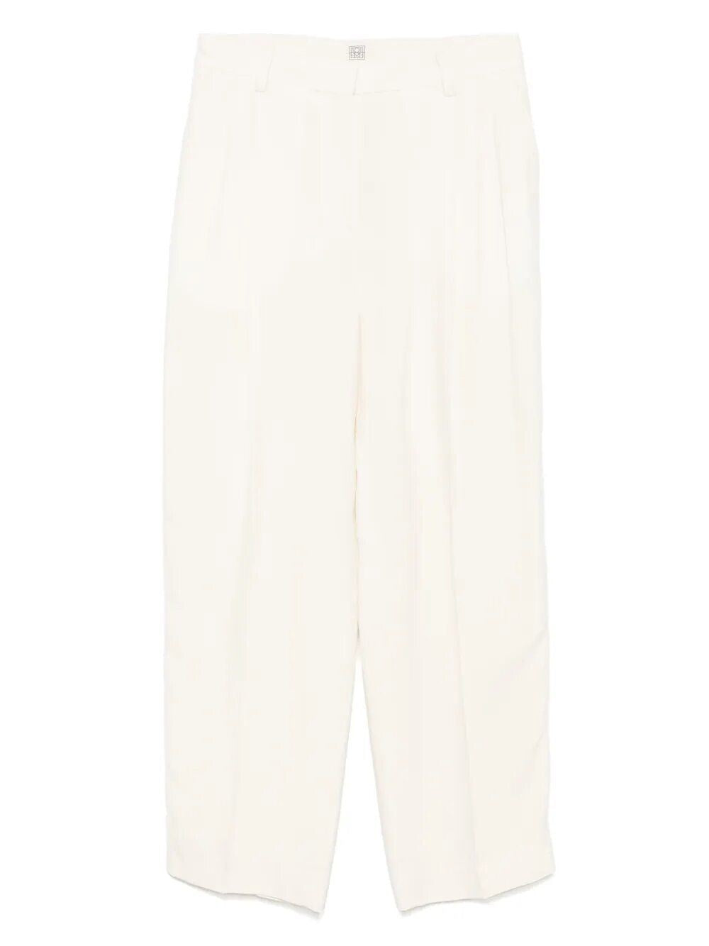 Toteme Women Double-Pleat Straight Trousers TOTEME