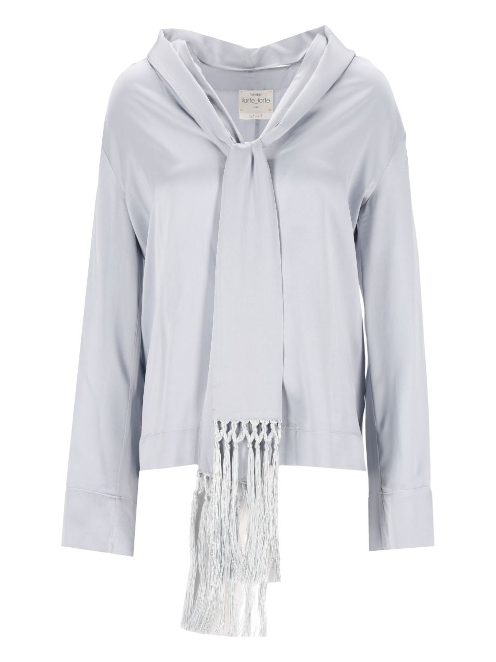 Forte_Forte Women Blouse With Fringed Scarf FORTE FORTE