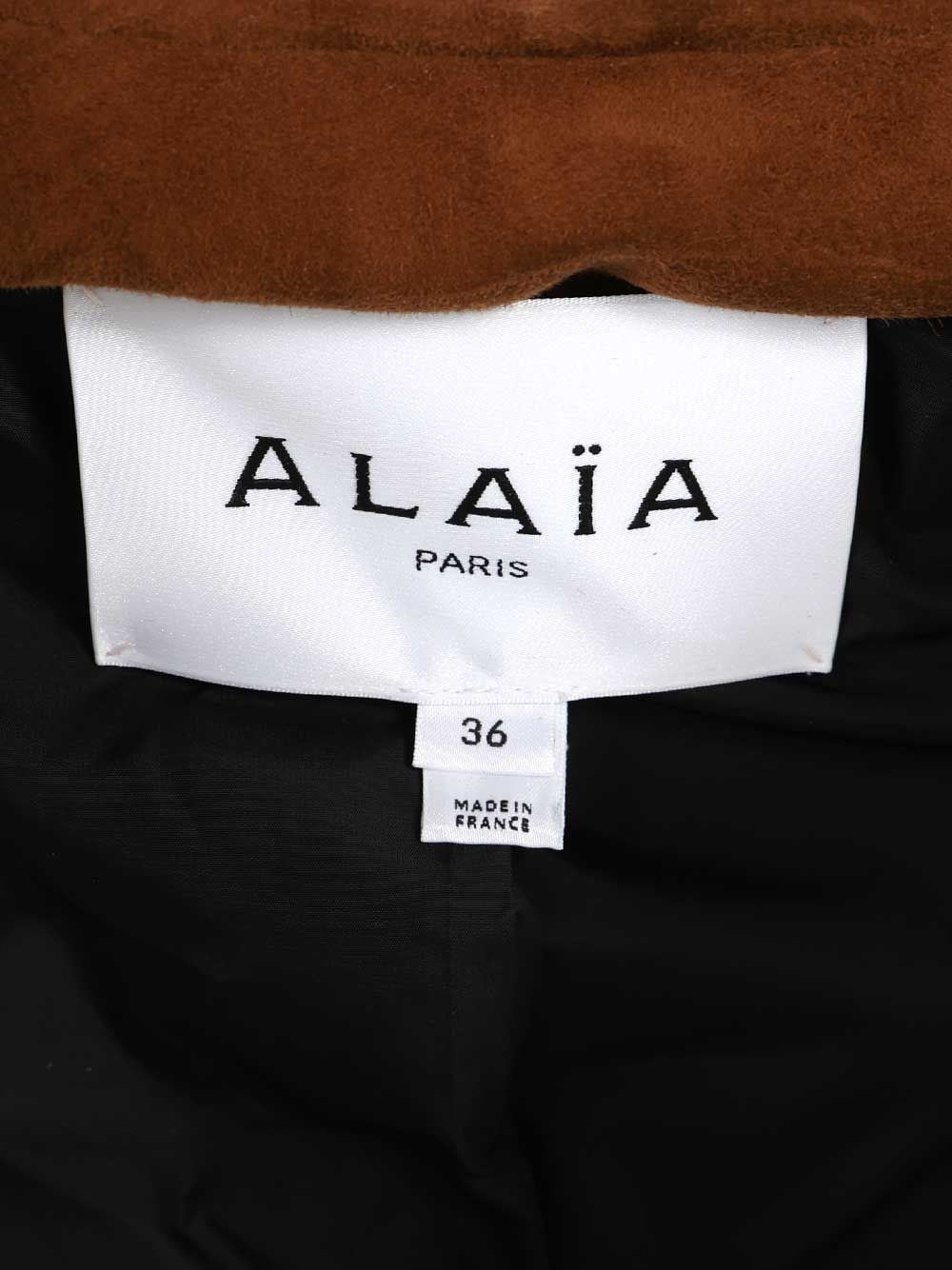 Alaïa Women Short Suede Blazer ALAIA
