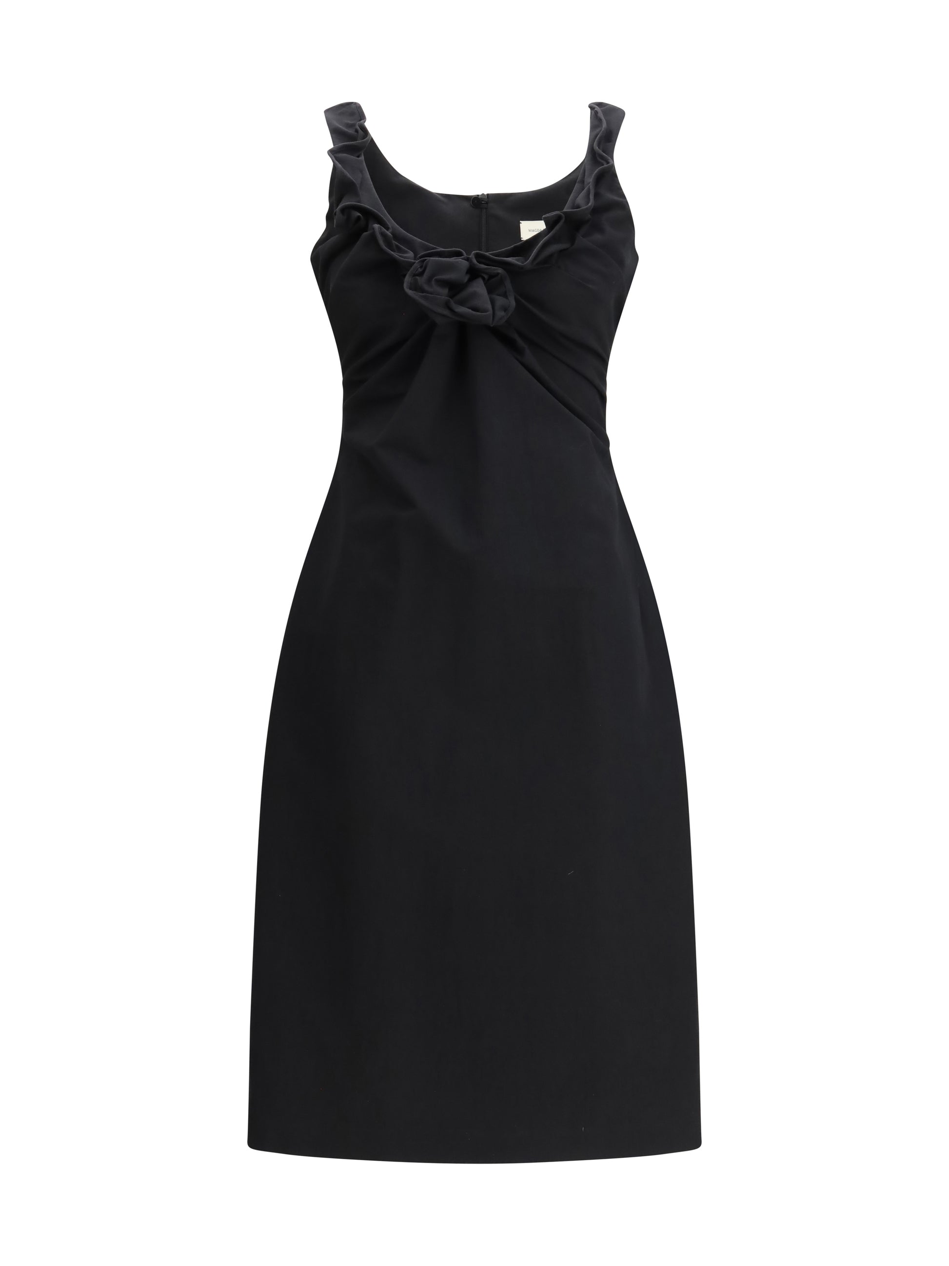Magda Butrym Women Sleeveless Dress With A Draped Neckline MAGDA BUTRYM