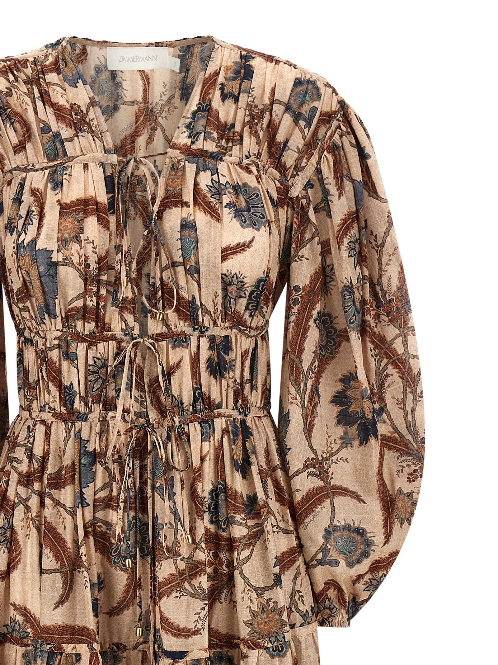 Zimmermann Women 'Ascension Tie Billow Maxi' Dress ZIMMERMANN