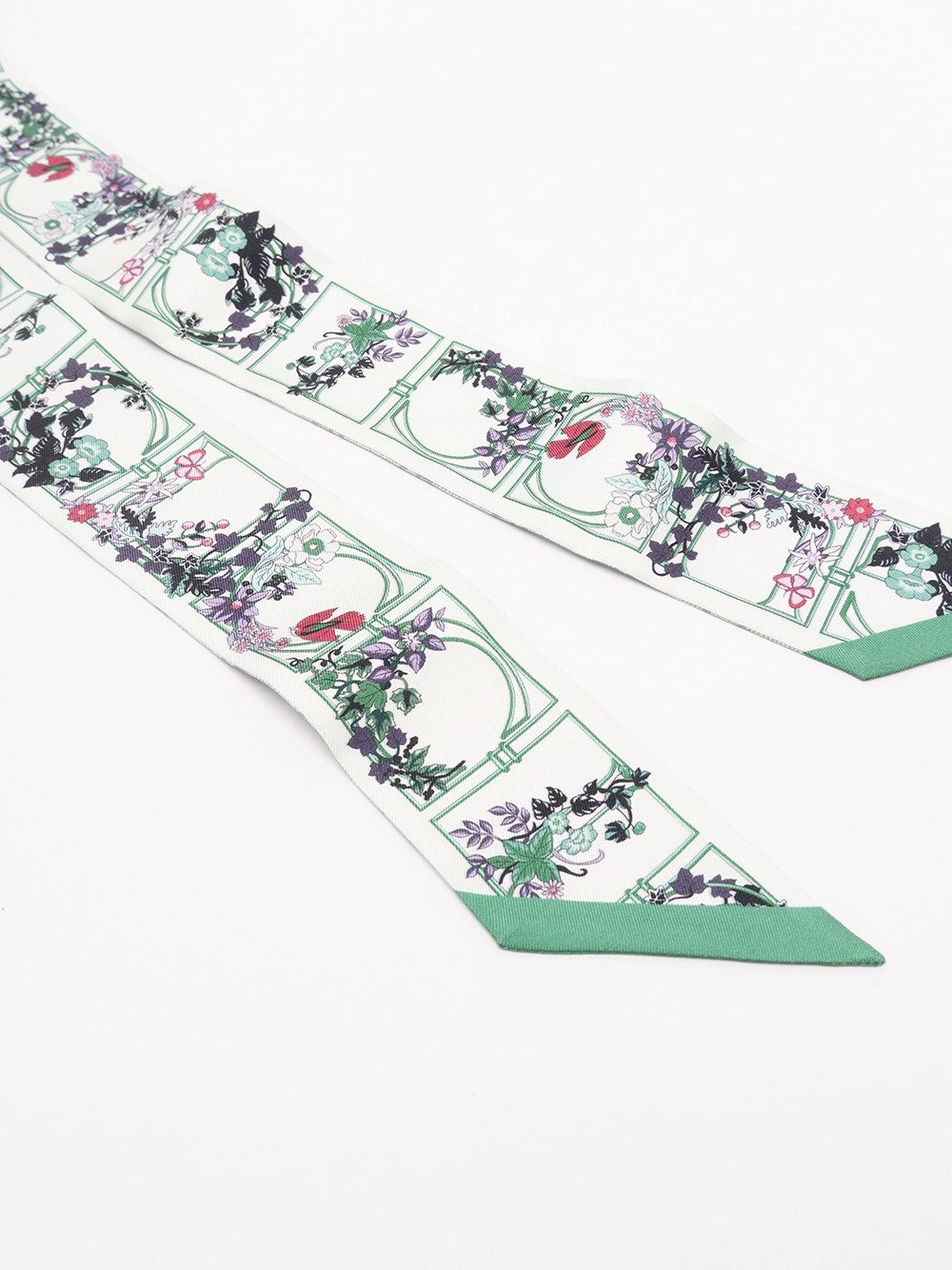Gucci Women Printed Gg Silk Twill Jaquard Ribbon GUCCI