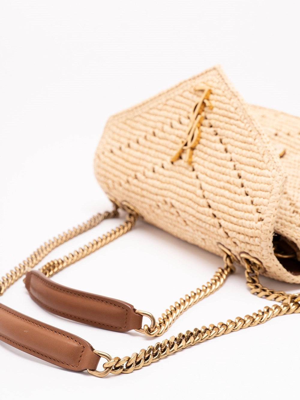 Saint Laurent Women `Loulou` Small Raffia Bag SAINT LAURENT