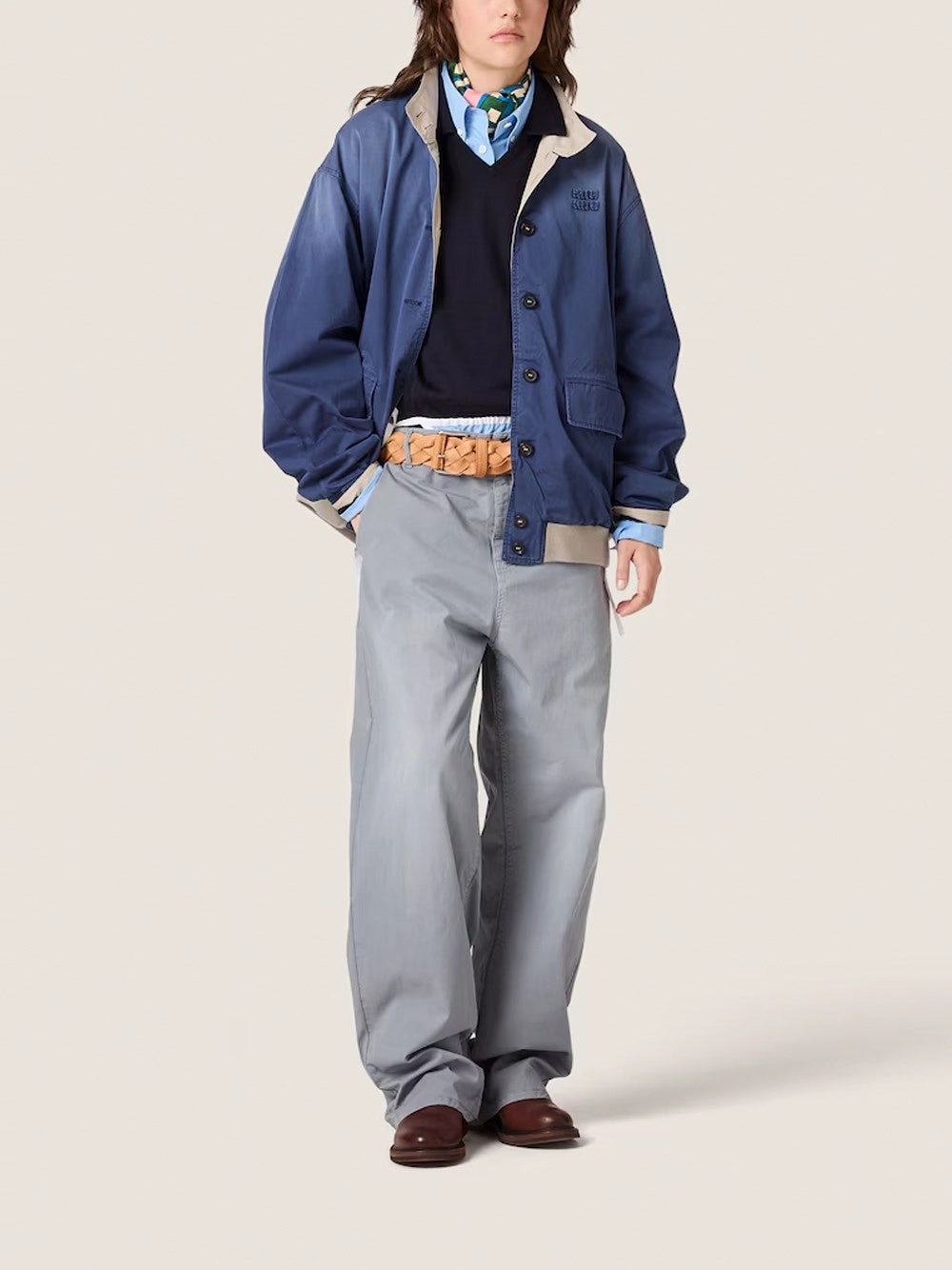 Miu Miu Women Cotton Pants MIU MIU