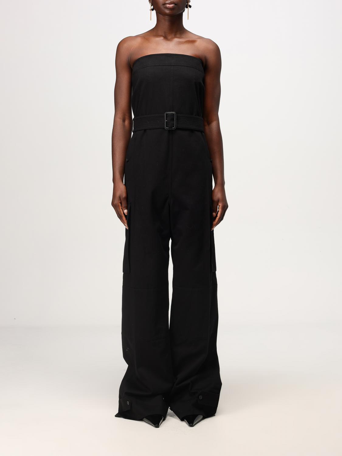 Saint Laurent Jumpsuit Woman Black SAINT LAURENT