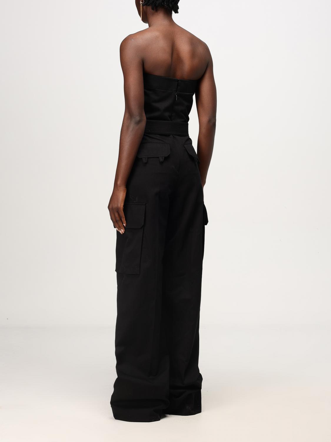 Saint Laurent Jumpsuit Woman Black SAINT LAURENT