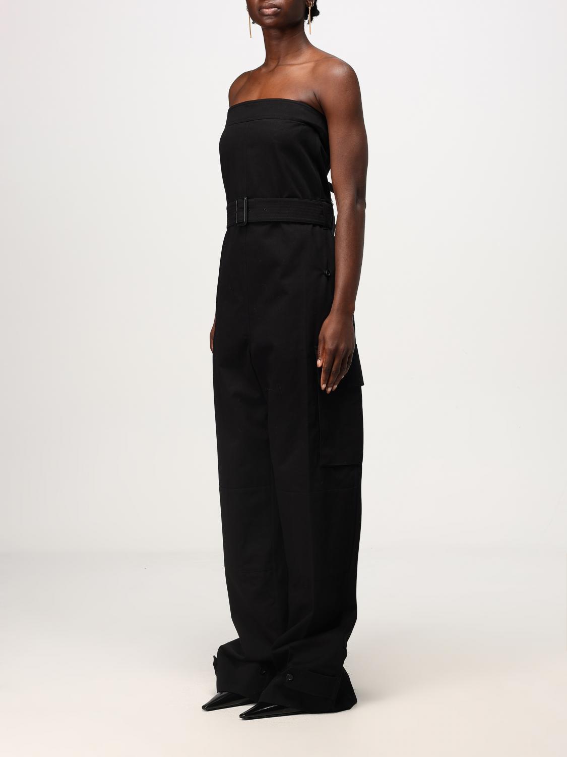 Saint Laurent Jumpsuit Woman Black SAINT LAURENT