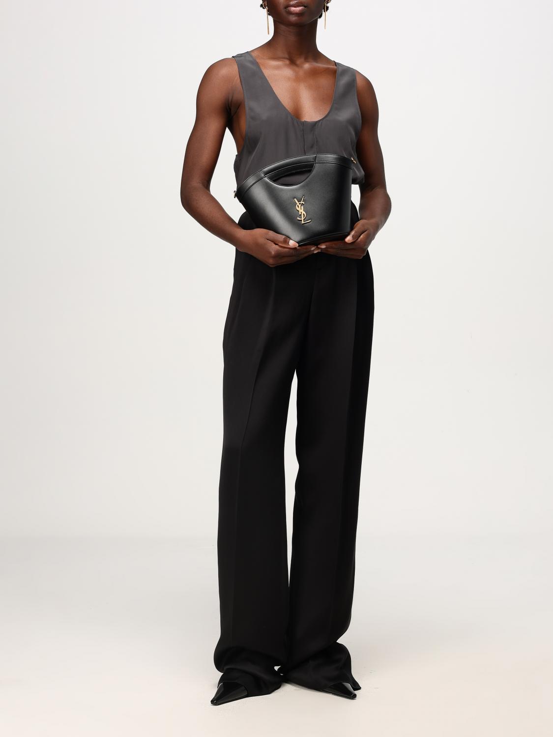 Saint Laurent Top Woman Black SAINT LAURENT