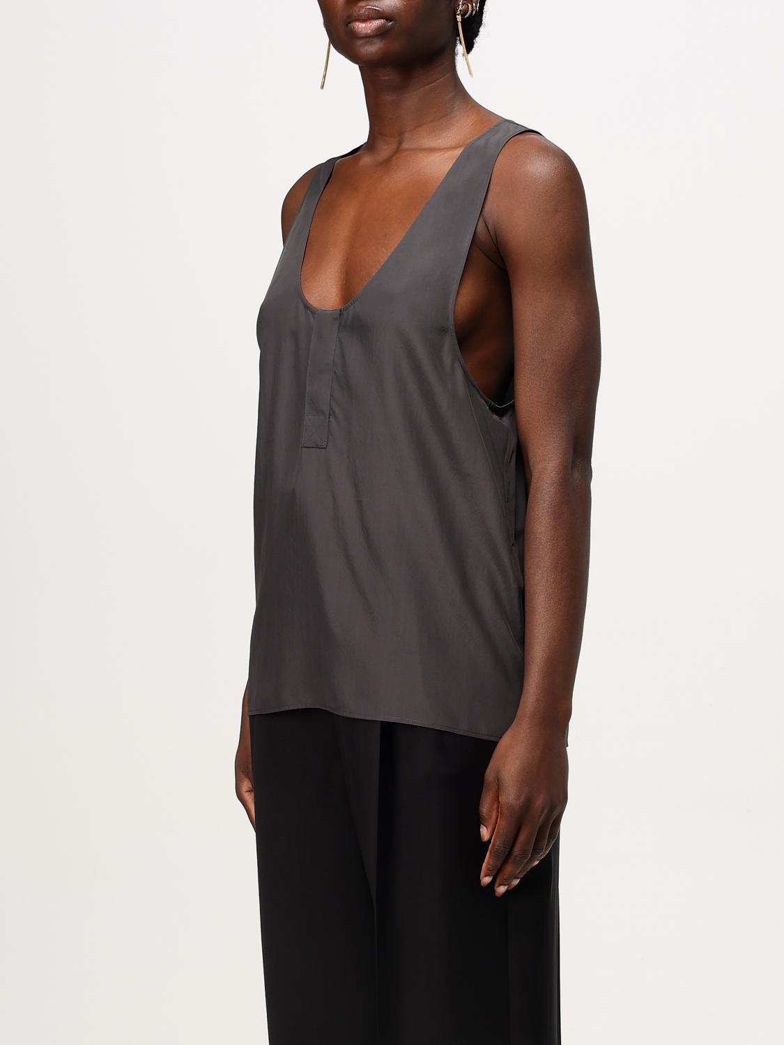 Saint Laurent Top Woman Black SAINT LAURENT