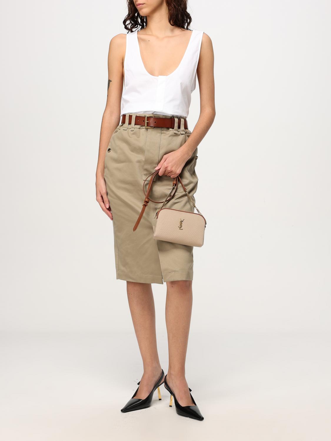 Saint Laurent Top Woman White SAINT LAURENT