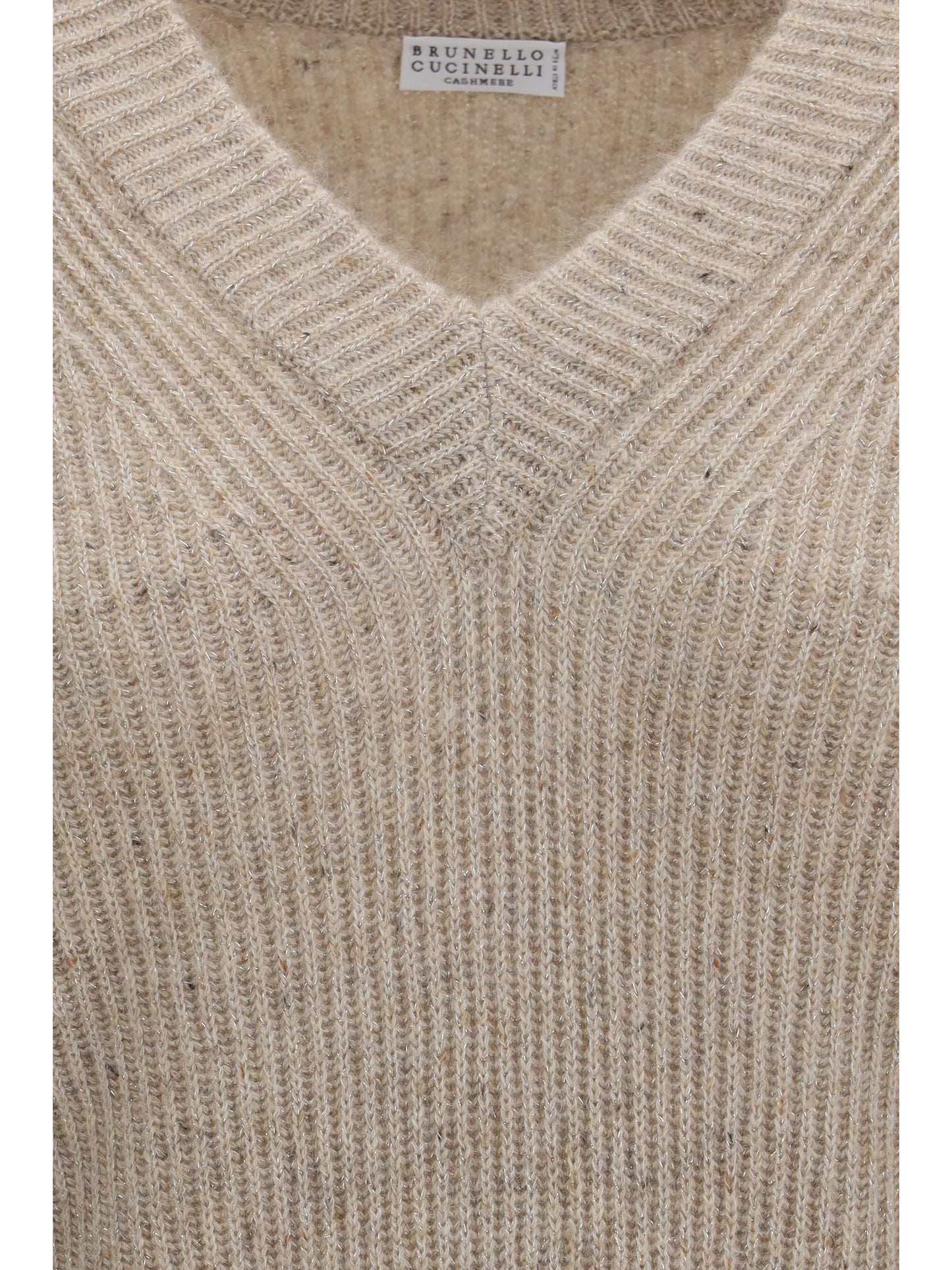 Brunello Cucinelli Women Cashmere And Mohair V-Neck Sweater BRUNELLO CUCINELLI