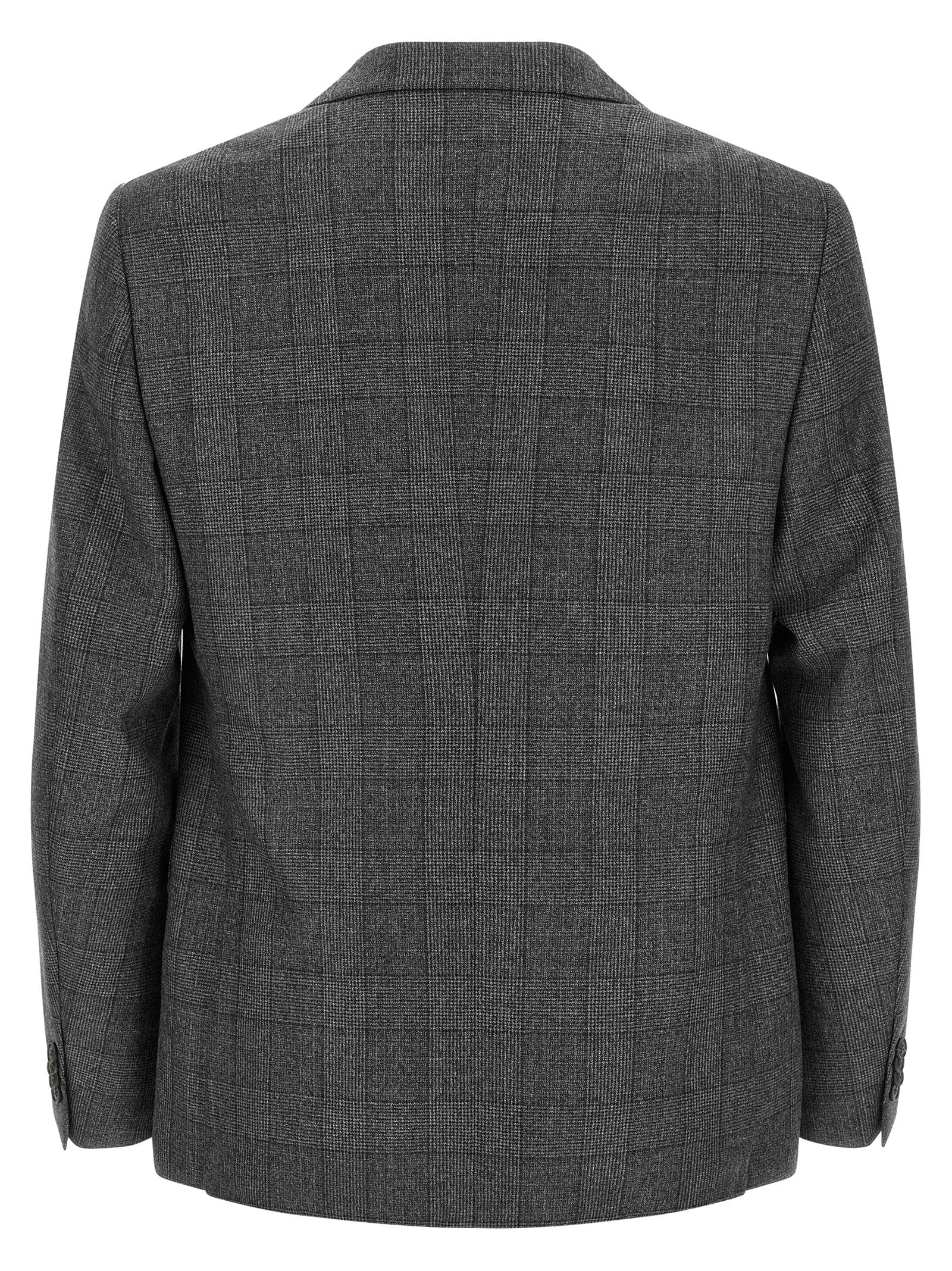 Zegna Men Square Flannel Dress ZEGNA