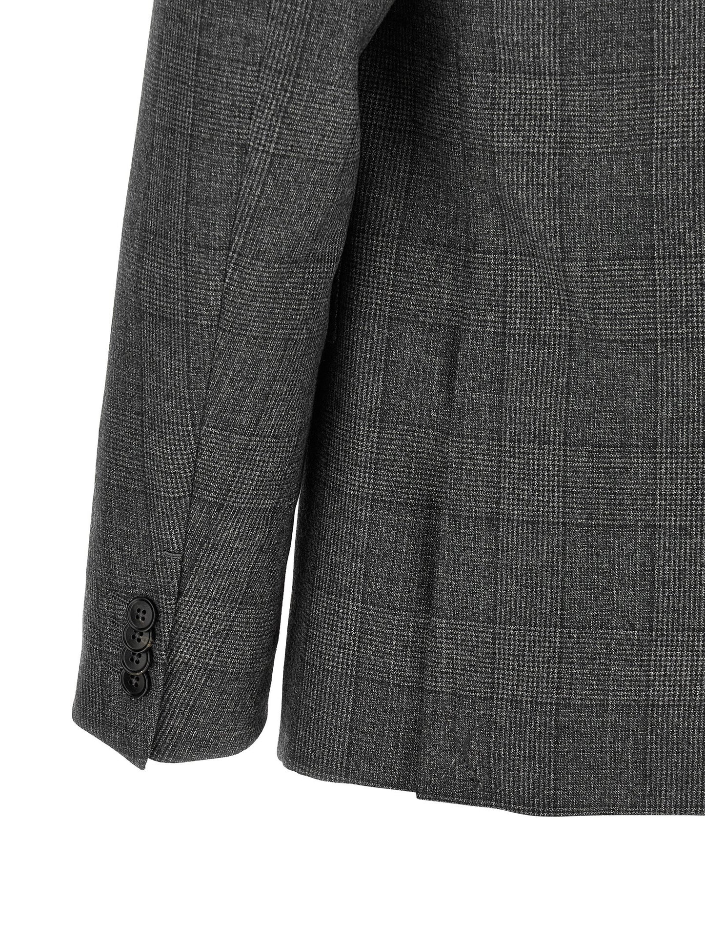 Zegna Men Square Flannel Dress ZEGNA