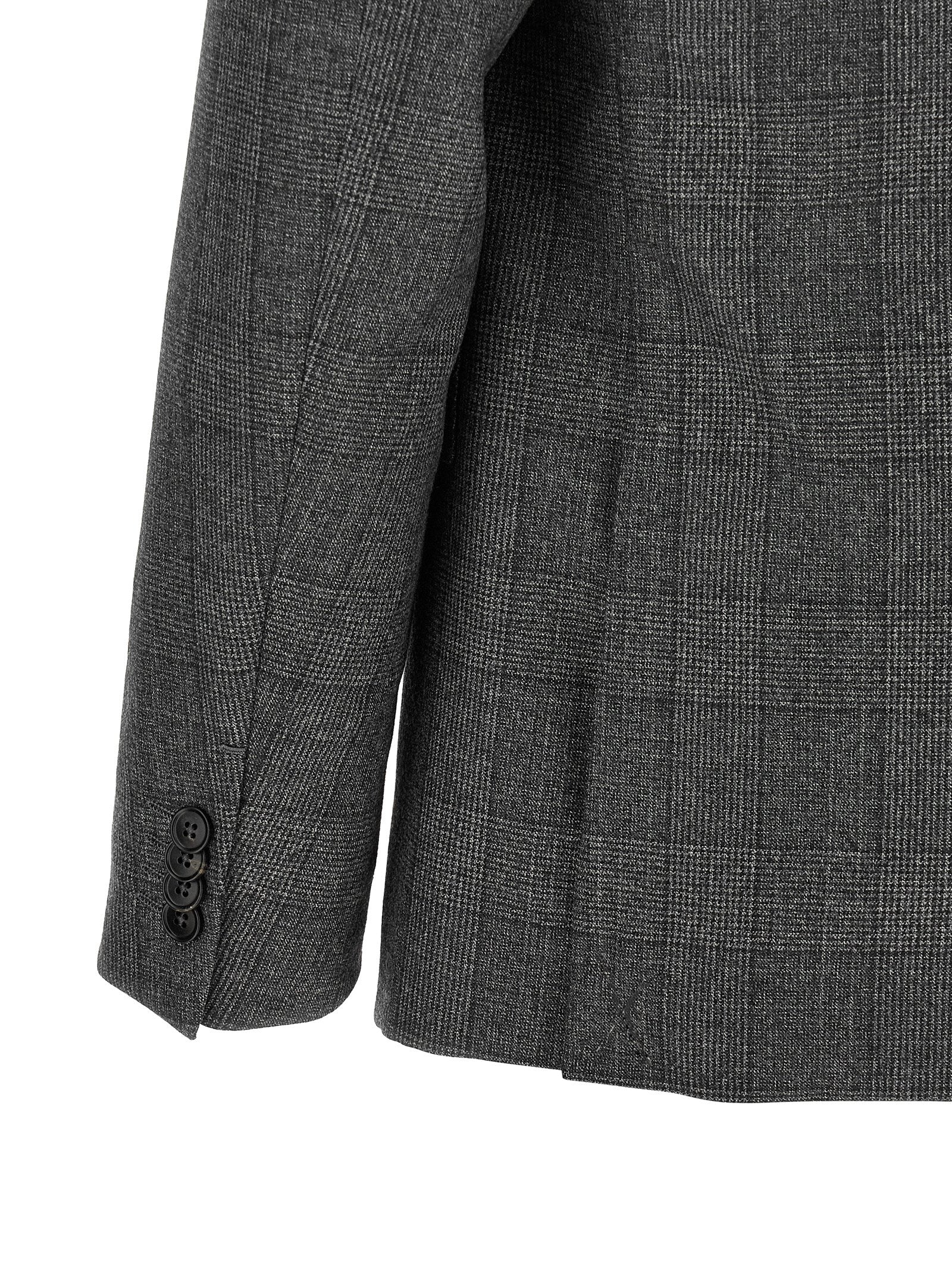 Zegna Men Square Flannel Dress ZEGNA
