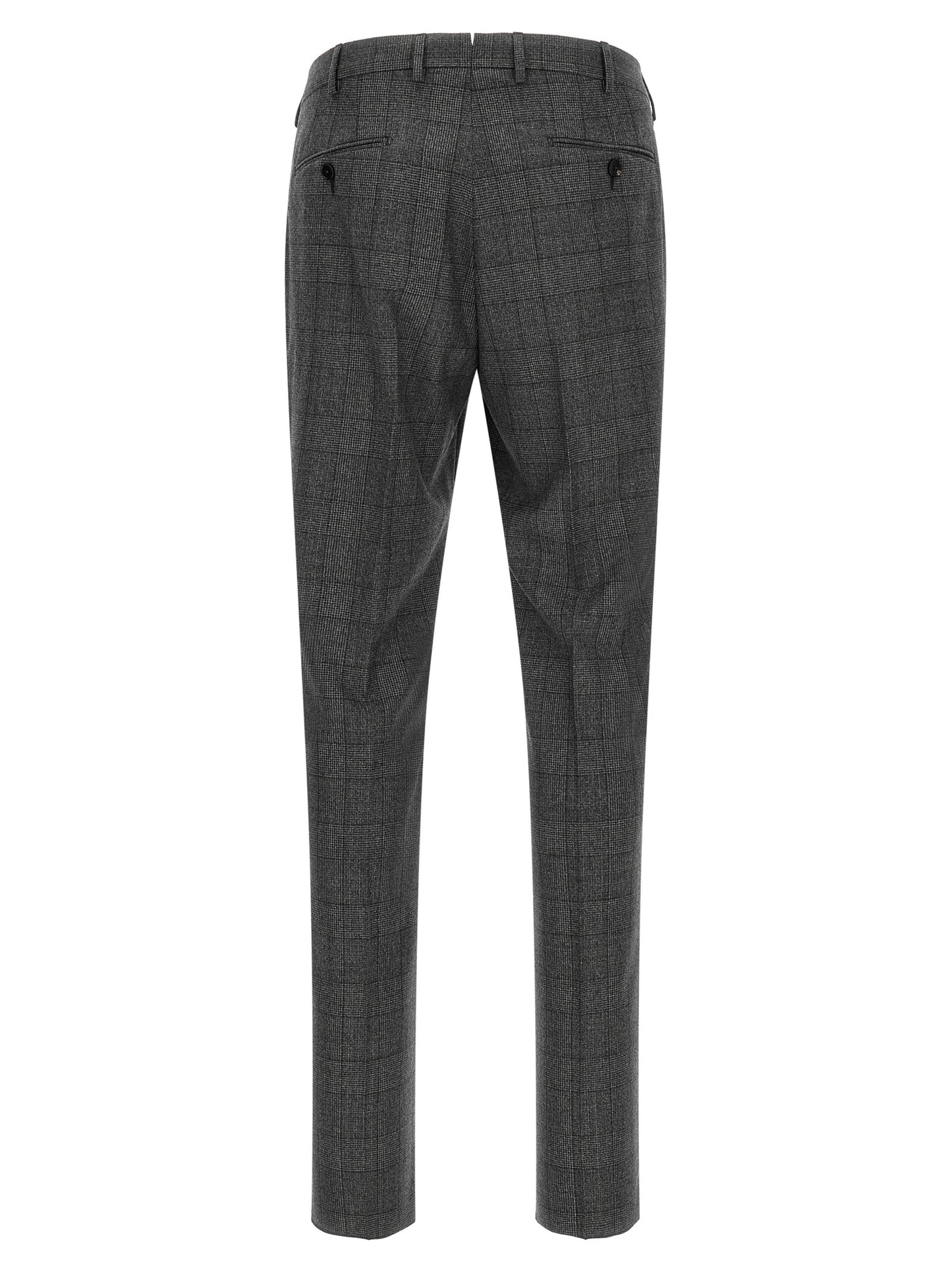 Zegna Men Square Flannel Dress ZEGNA