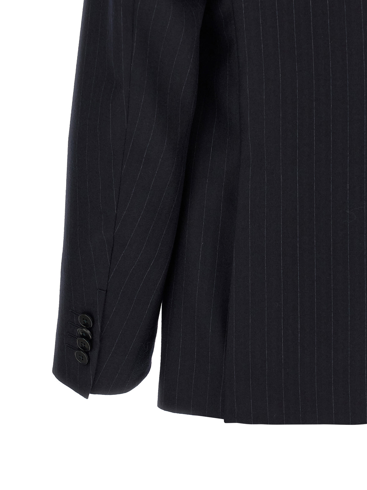 Zegna Men Pinstriped Flannel Dress ZEGNA