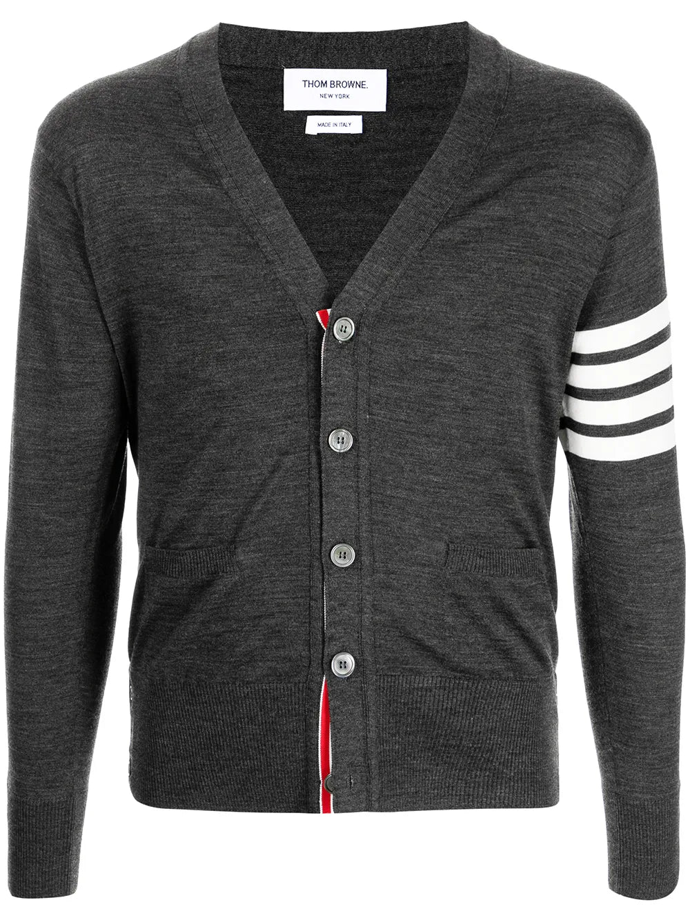Thom Browne Men Striped Cardigan THOM BROWNE