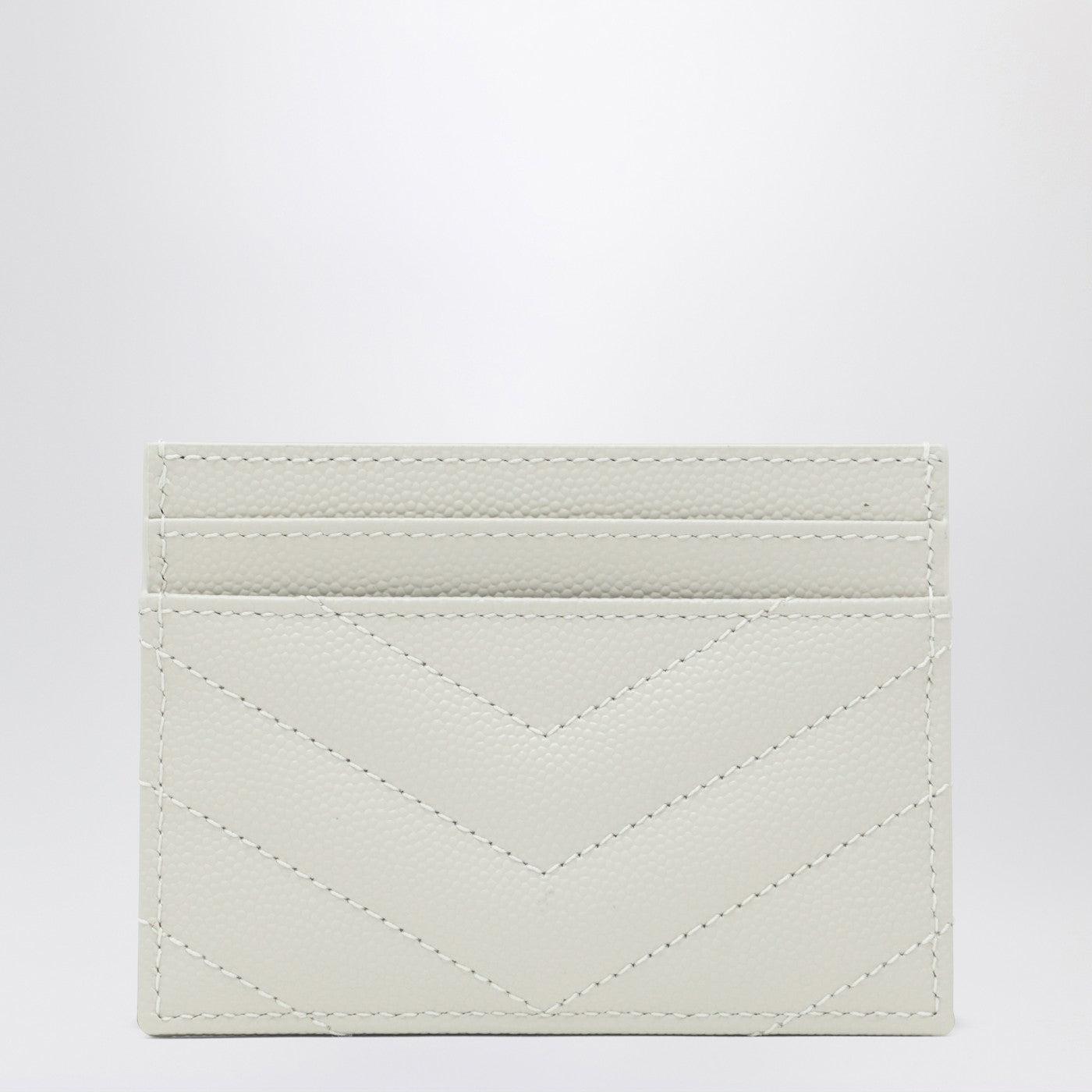 Saint Laurent Cassandre Card Holder In Cream Women SAINT LAURENT