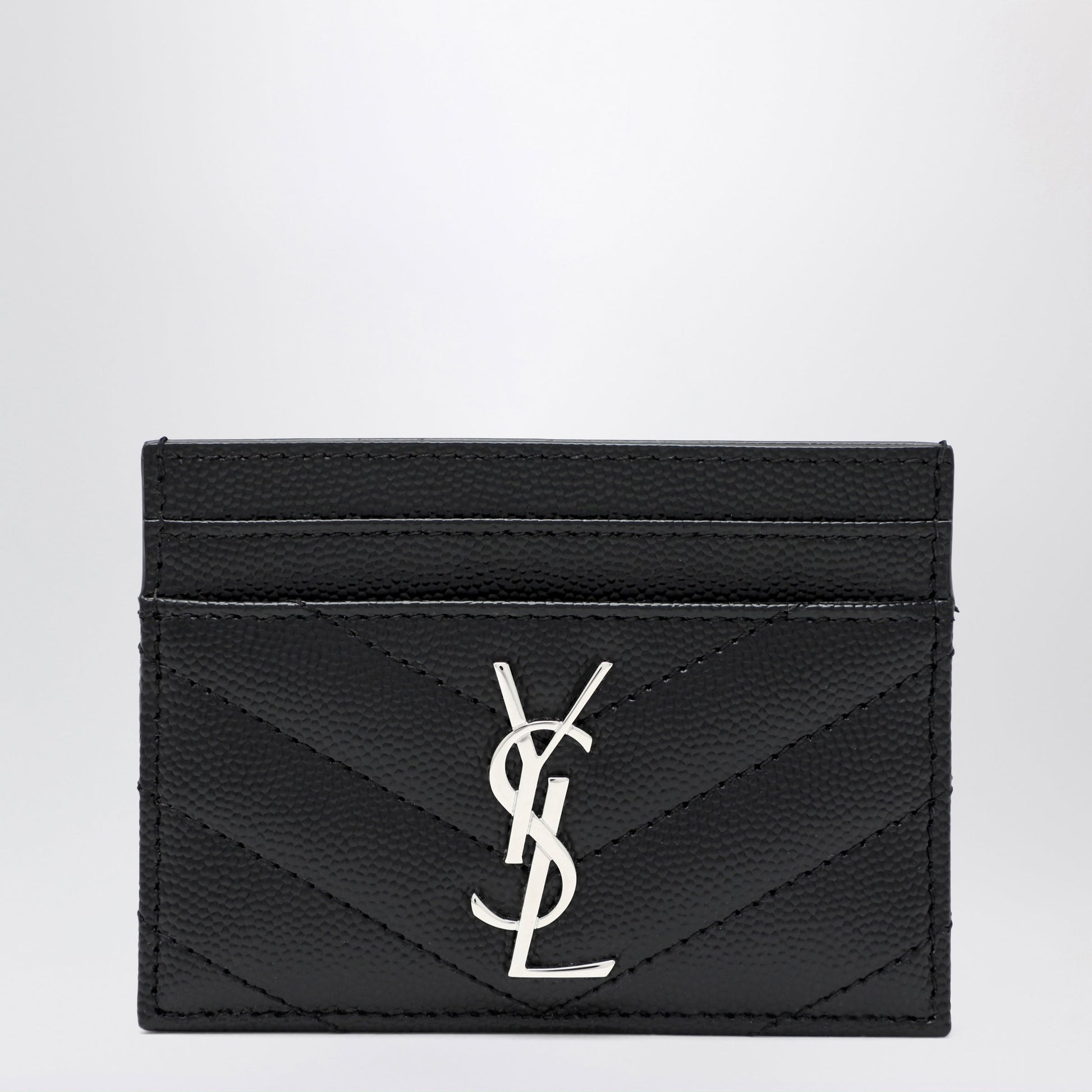 Saint Laurent Cassandre Card Holder Black Women SAINT LAURENT