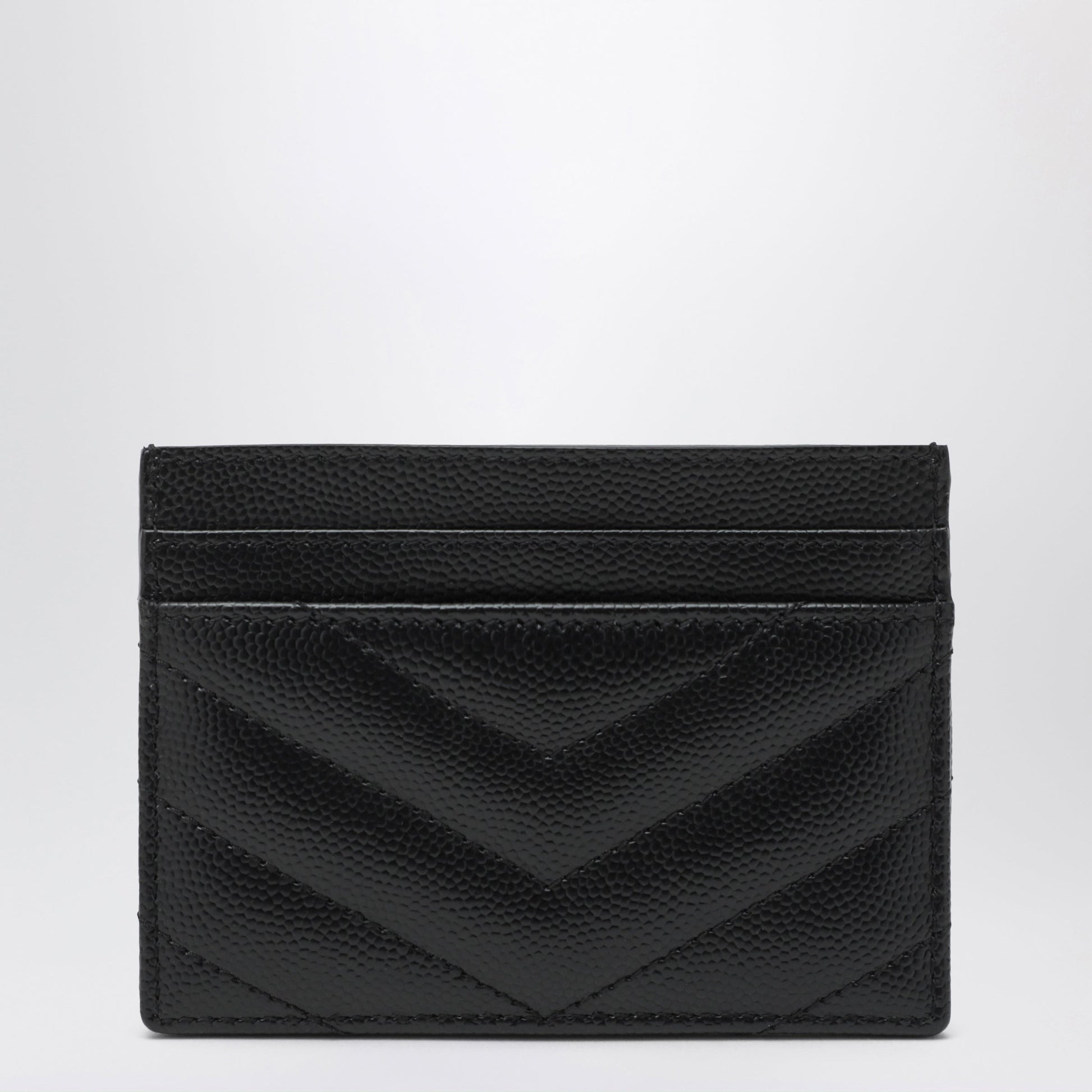 Saint Laurent Black Cassandre Matelasse Card Holder Women SAINT LAURENT