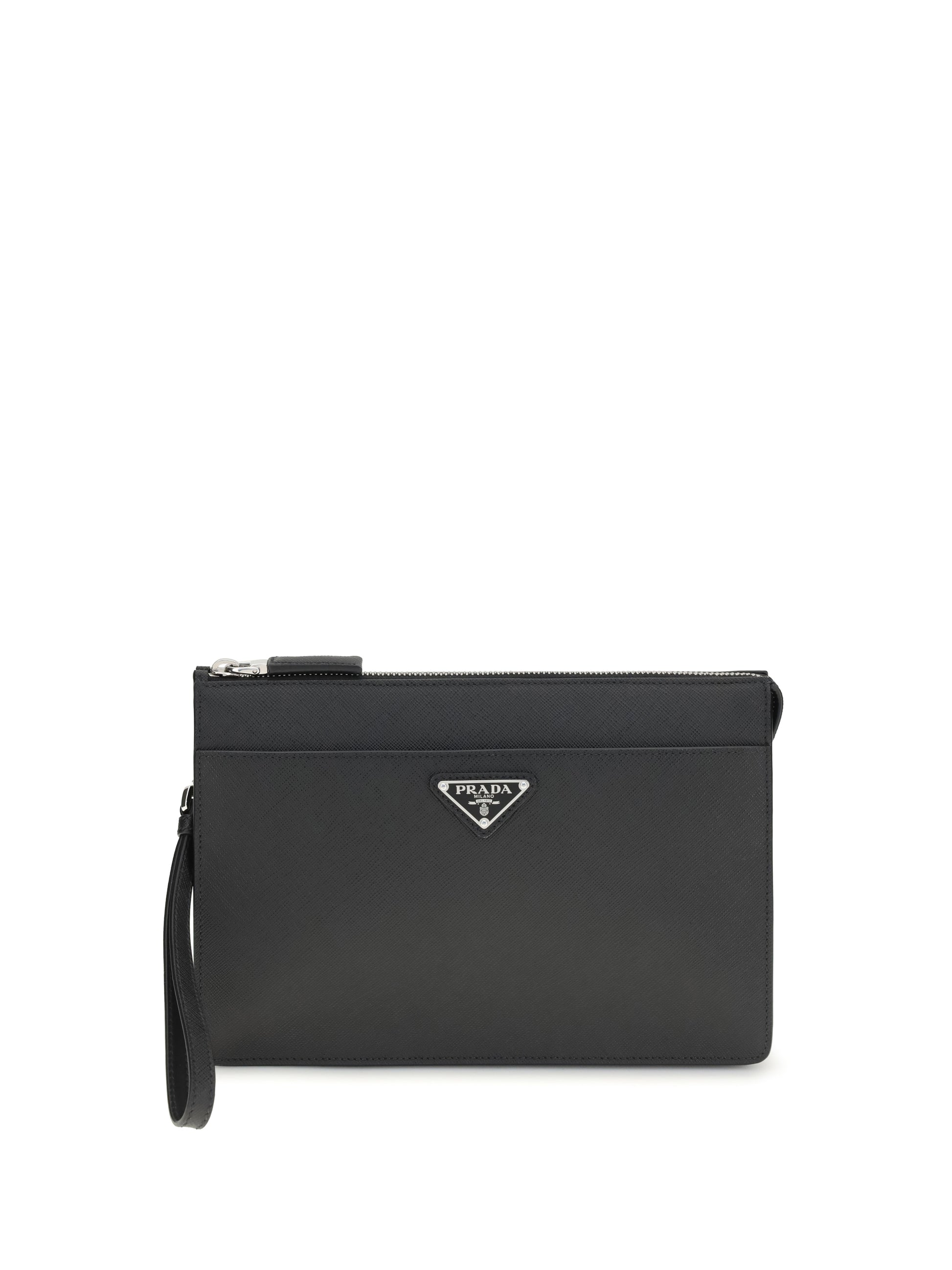 Prada Men Leather Pouch PRADA