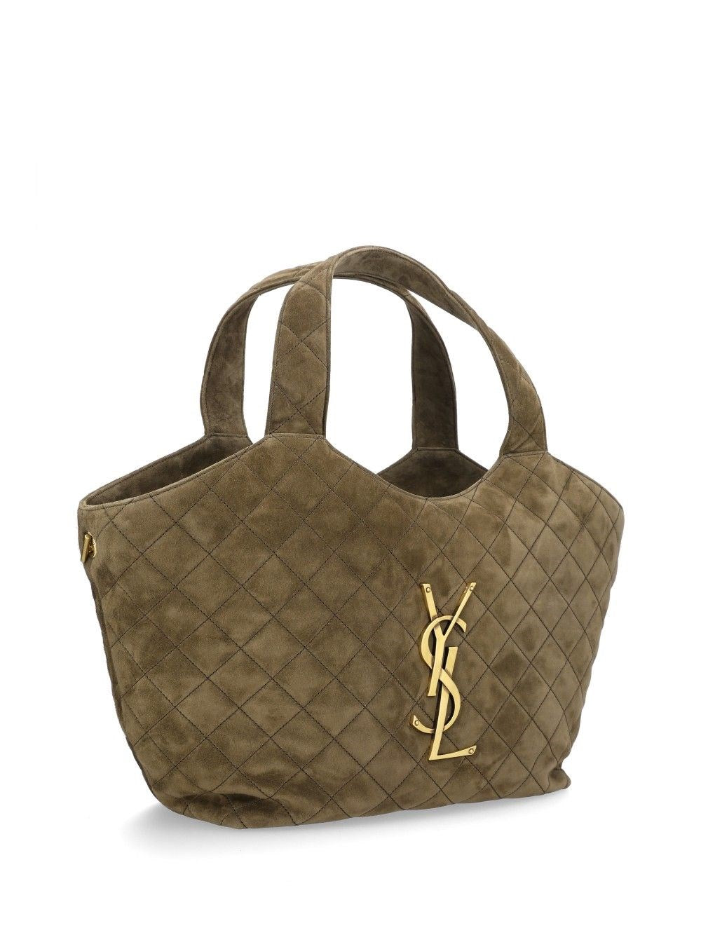 Saint Laurent Women Medium Icare Bag In Quilted Suede SAINT LAURENT