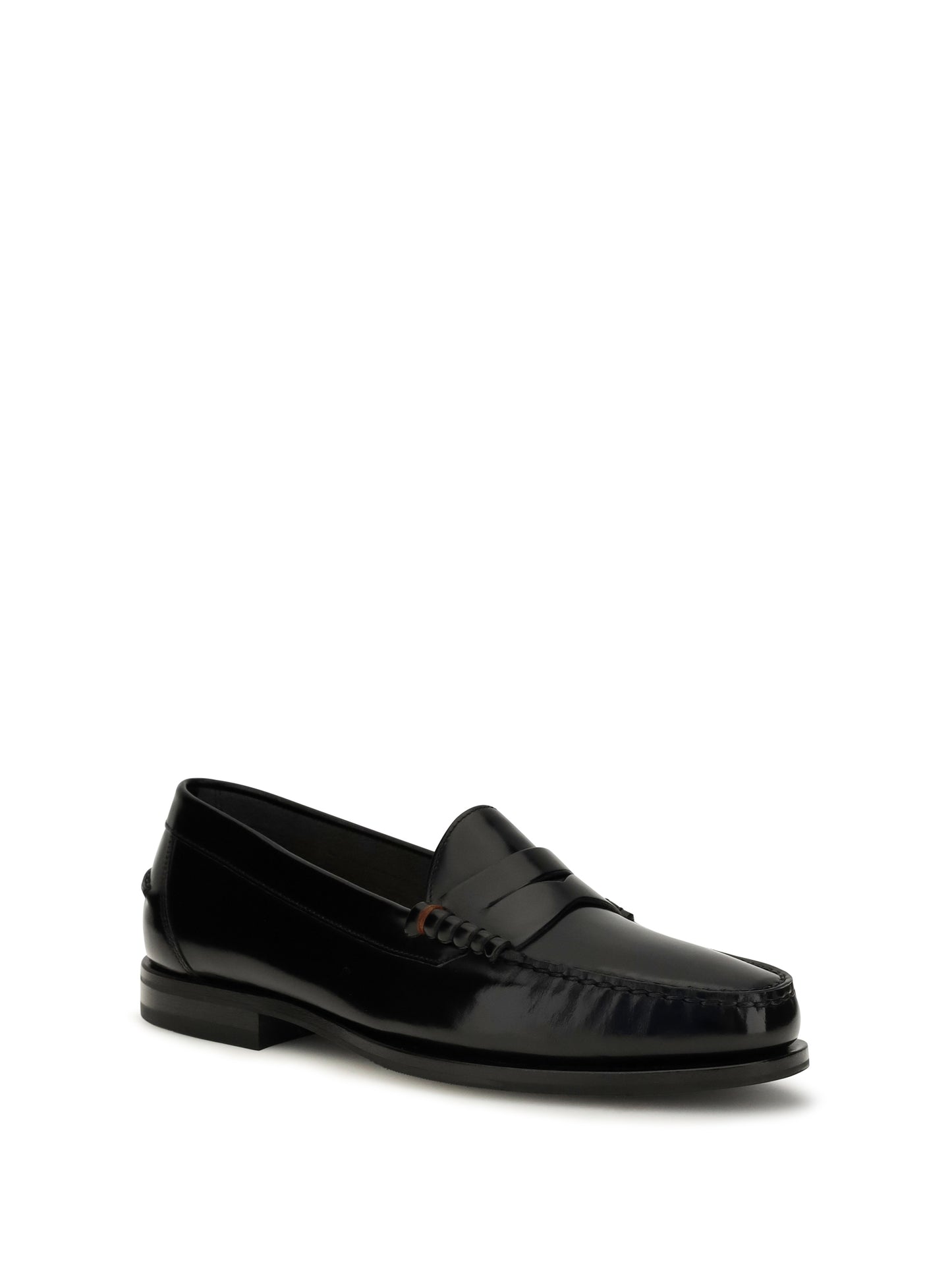 Santoni Men College A Novembre Patent Leather Loafers SANTONI