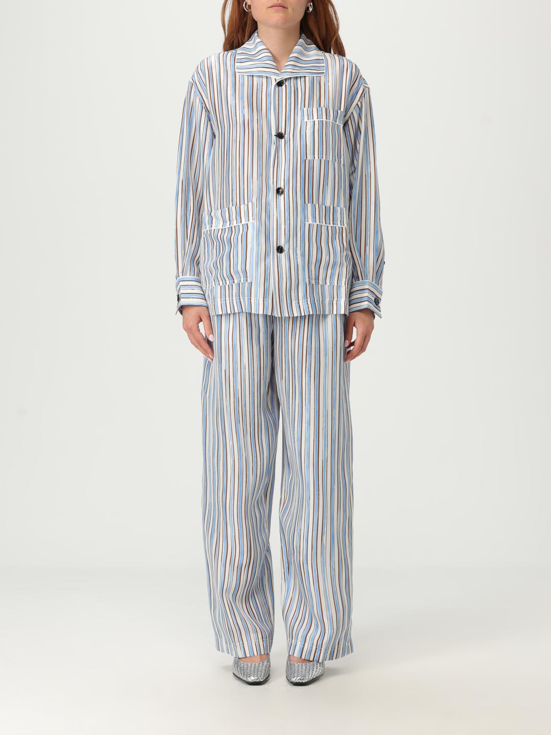 Bottega Veneta Suit Separate Woman Gnawed Blue BOTTEGA VENETA