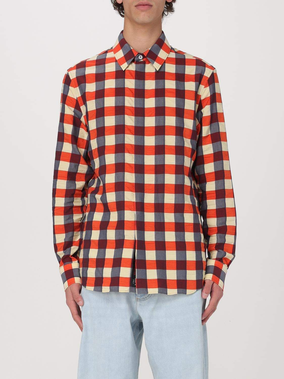 Bottega Veneta Shirt Men Yellow BOTTEGA VENETA