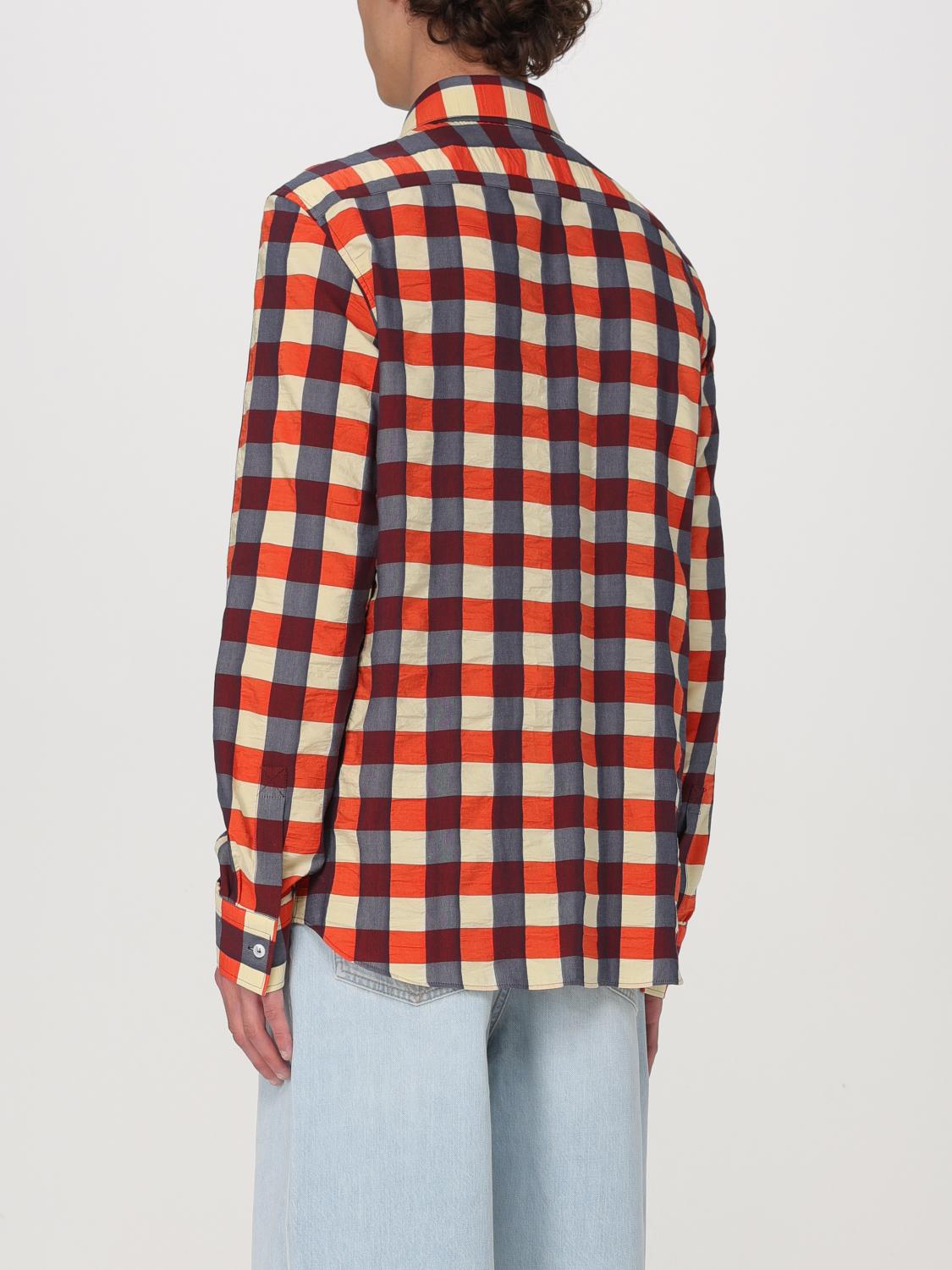 Bottega Veneta Shirt Men Yellow BOTTEGA VENETA