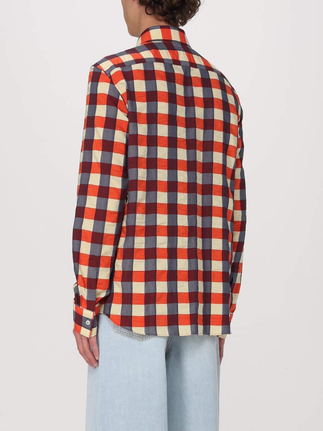 Bottega Veneta Shirt Men Yellow BOTTEGA VENETA