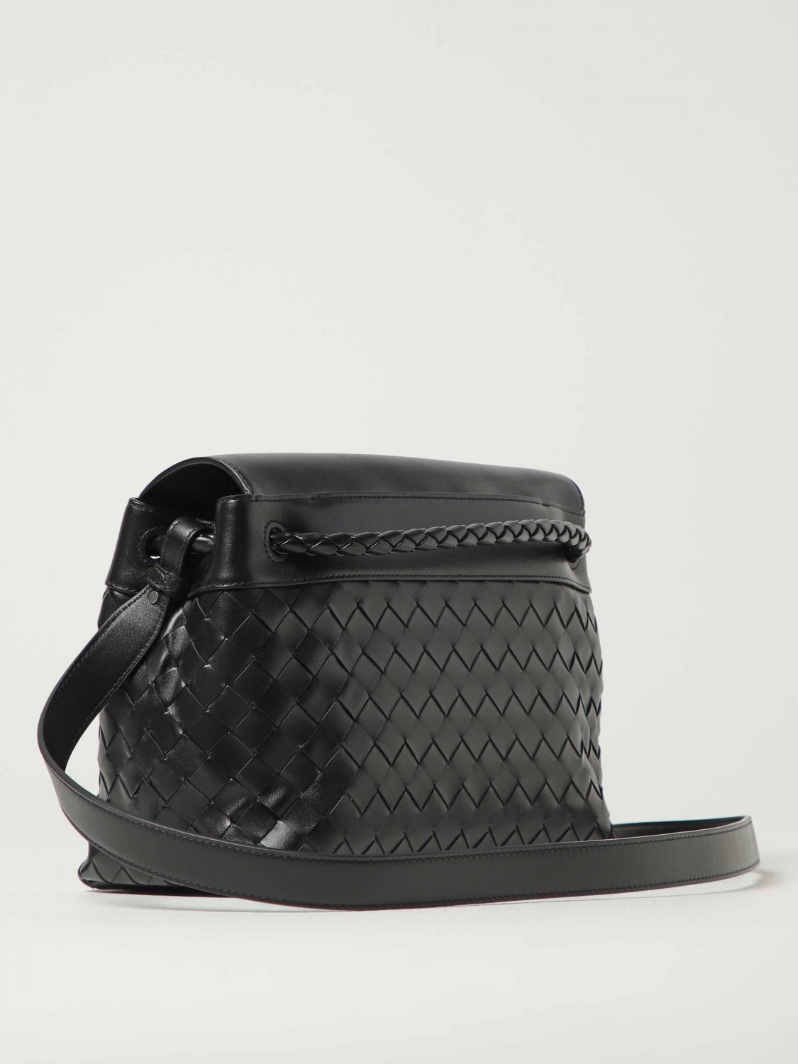 Bottega Veneta Shoulder Bag Men Black BOTTEGA VENETA