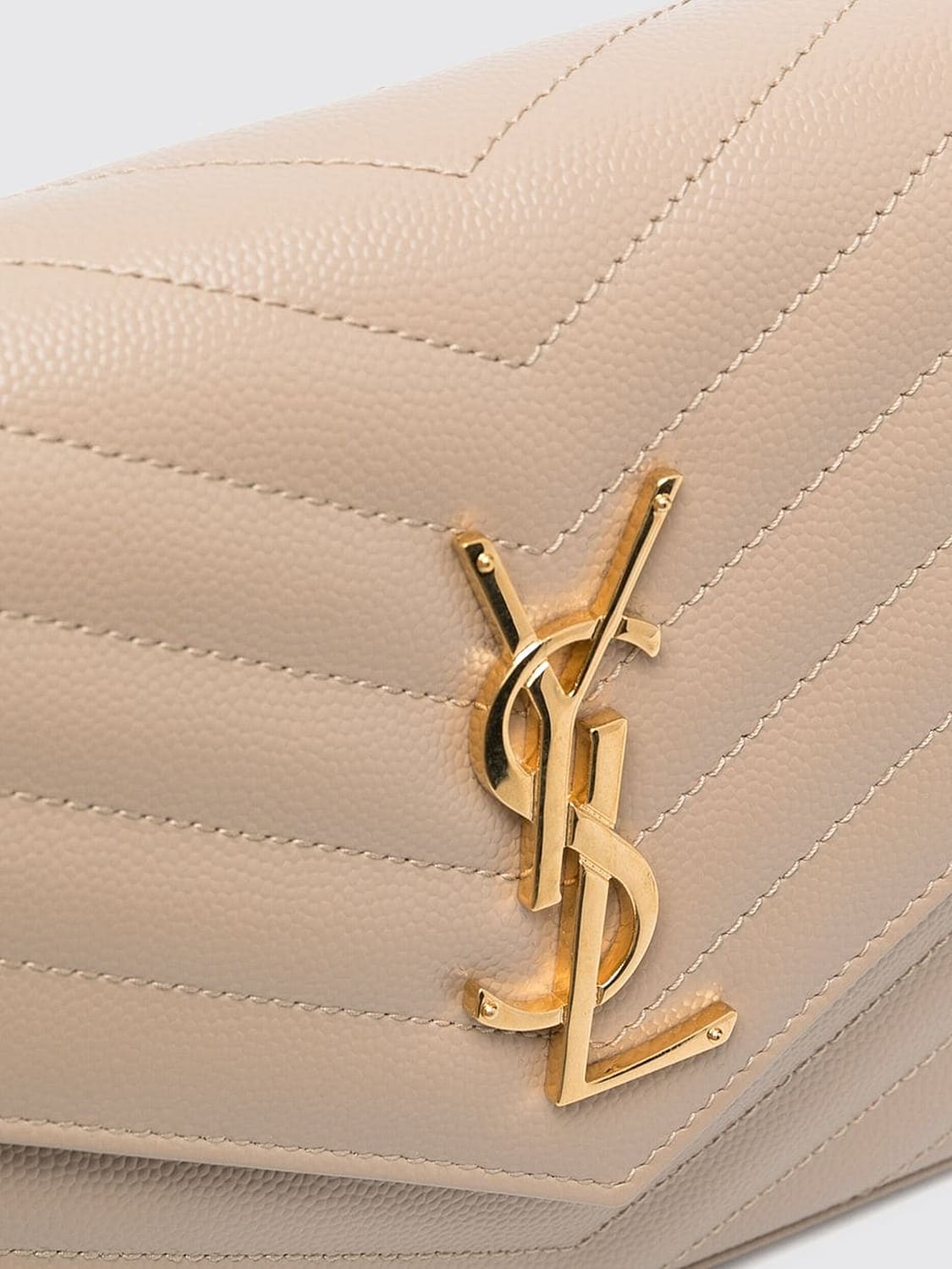 Saint Laurent Women Saint Laurent Cassandre Bag In Chevron Quilted Grain De Poudre SAINT LAURENT