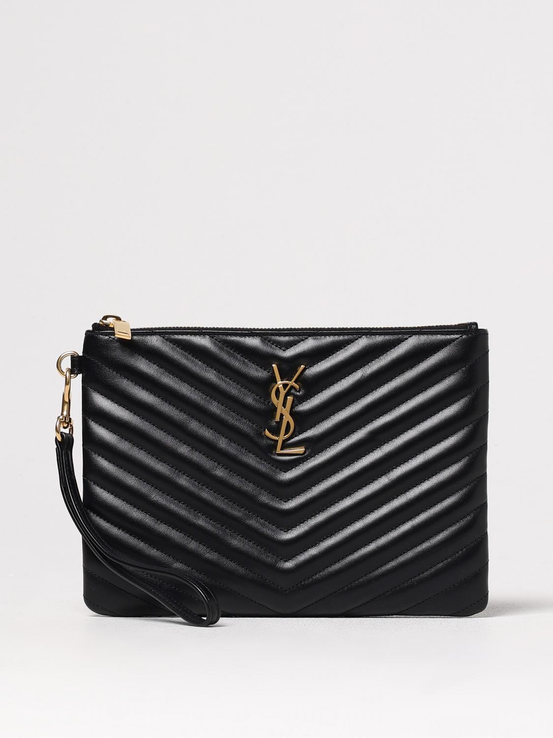 Saint Laurent Clutch Woman Black SAINT LAURENT