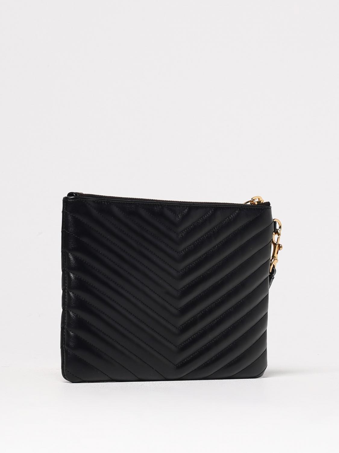 Saint Laurent Clutch Woman Black SAINT LAURENT