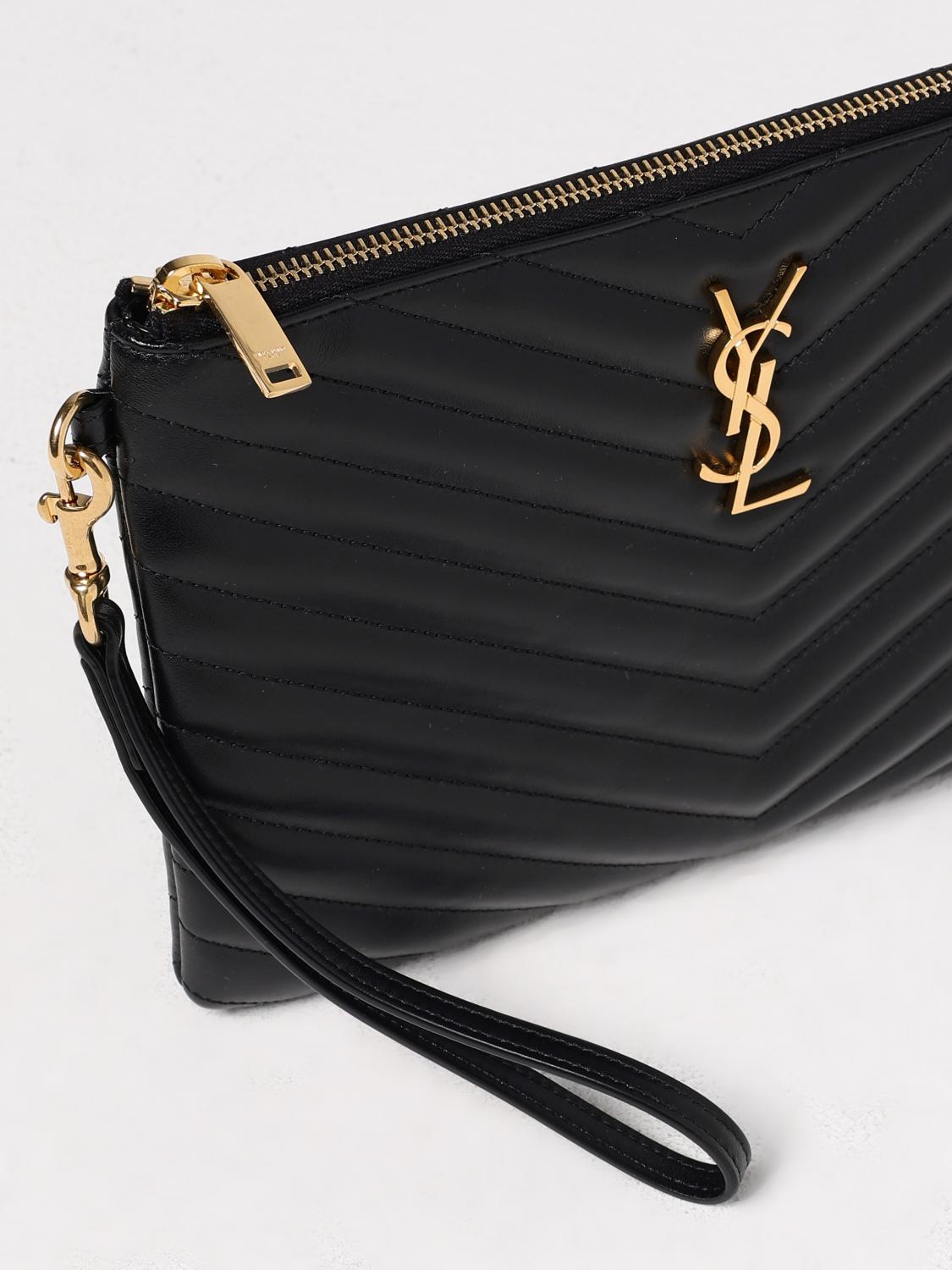 Saint Laurent Clutch Woman Black SAINT LAURENT