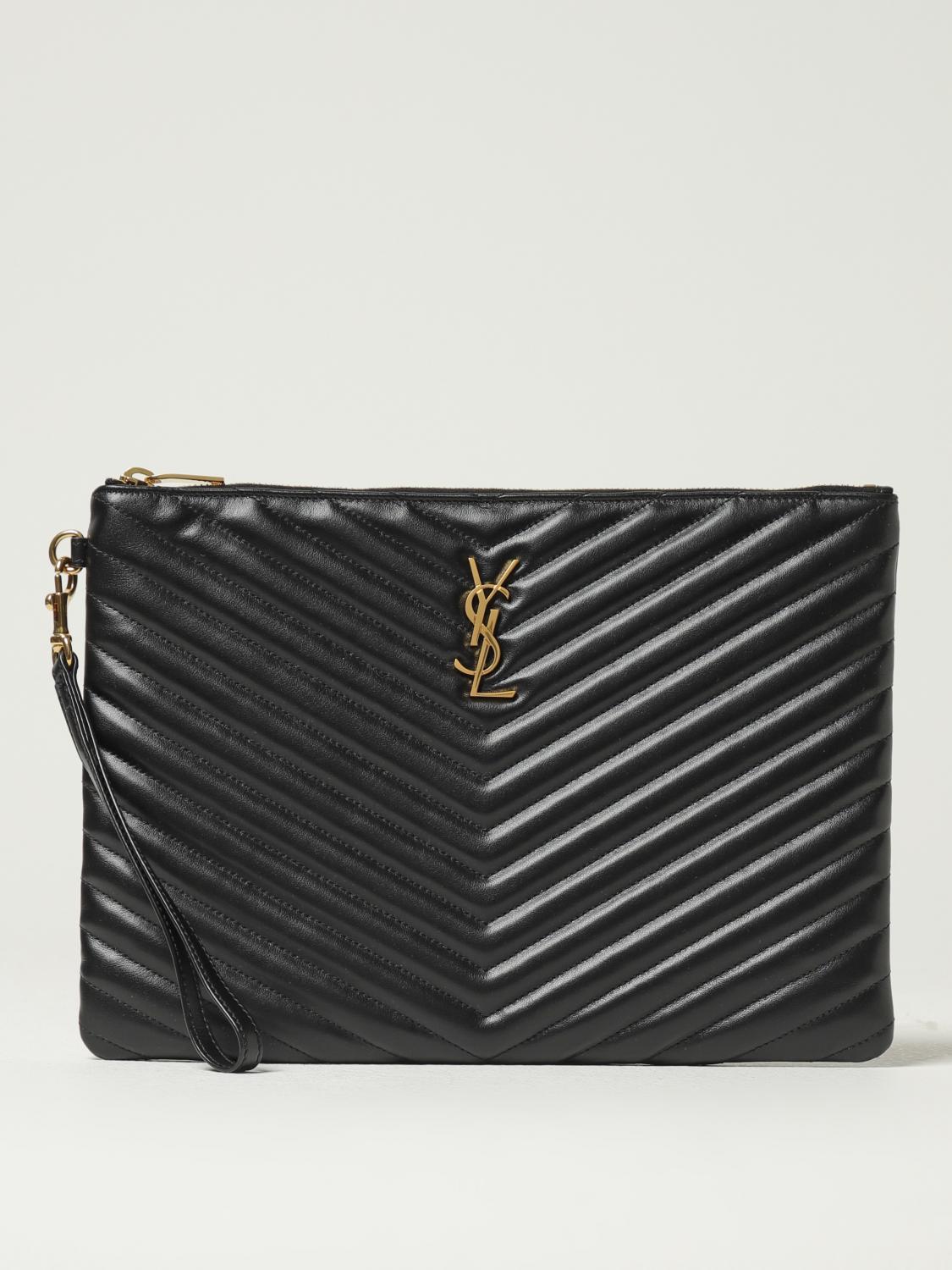Saint Laurent Clutch Woman Black SAINT LAURENT