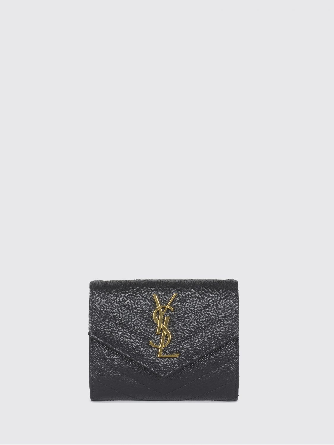 Saint Laurent Wallet Woman Black SAINT LAURENT