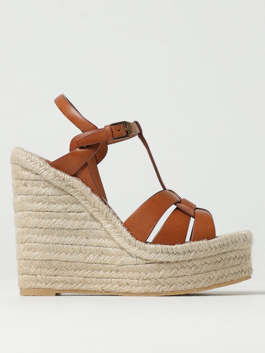 Saint Laurent Heeled Sandal Woman Leather