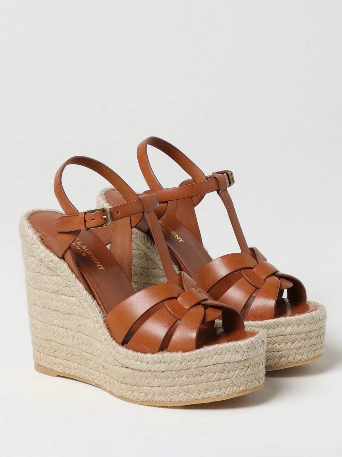 Saint Laurent Heeled Sandal Woman Leather