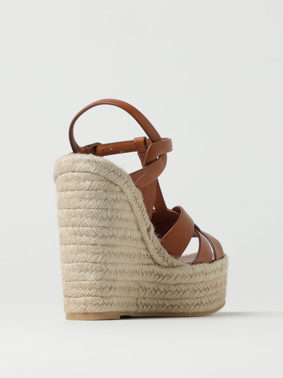Saint Laurent Heeled Sandal Woman Leather