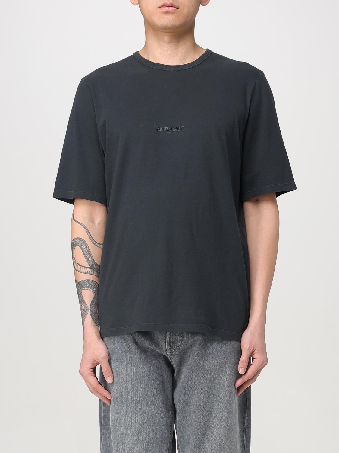 Saint Laurent T-Shirt Men Black SAINT LAURENT
