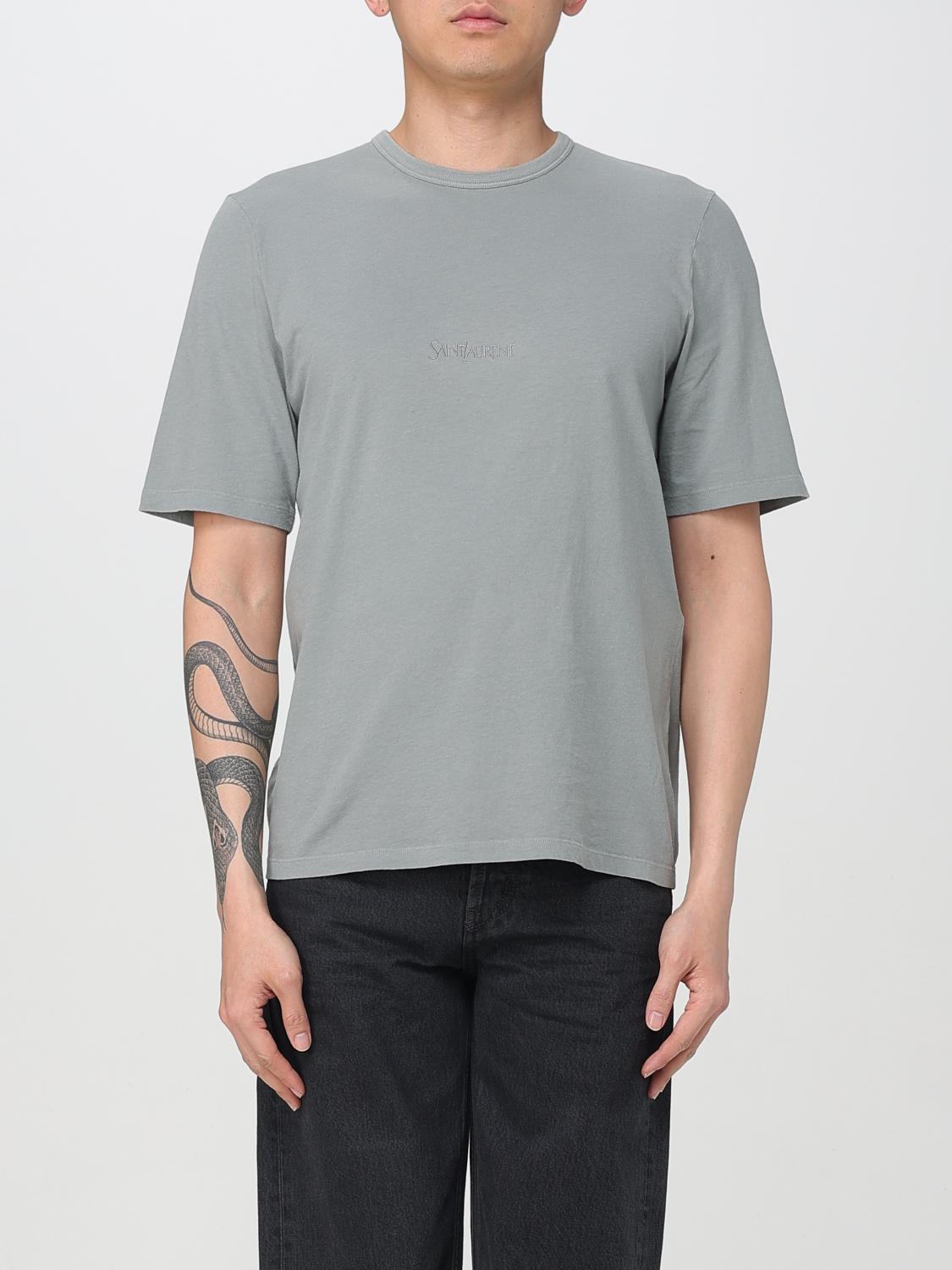 Saint Laurent T-Shirt Men Grey