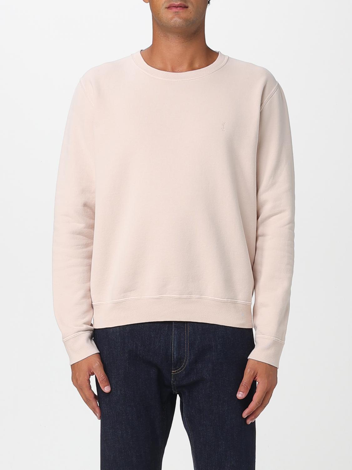 Saint Laurent Sweatshirt Men Pink SAINT LAURENT