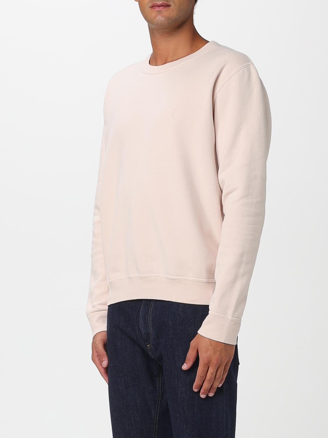 Saint Laurent Sweatshirt Men Pink SAINT LAURENT