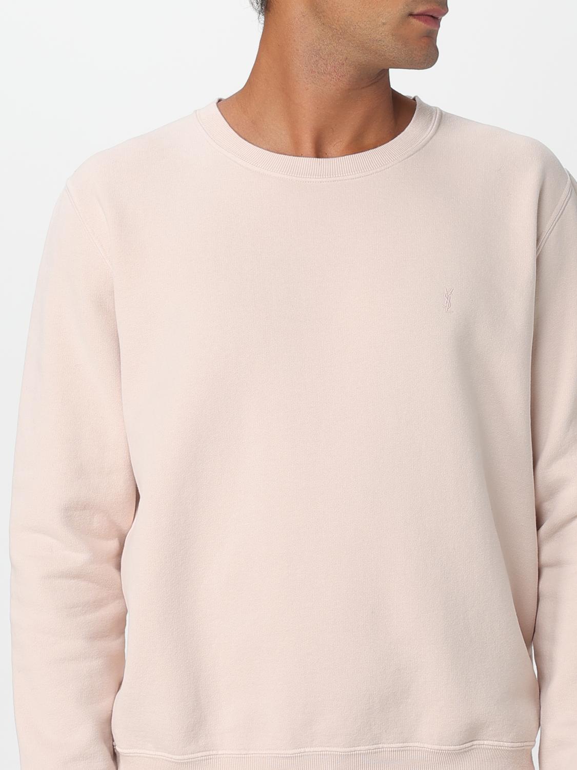 Saint Laurent Sweatshirt Men Pink SAINT LAURENT
