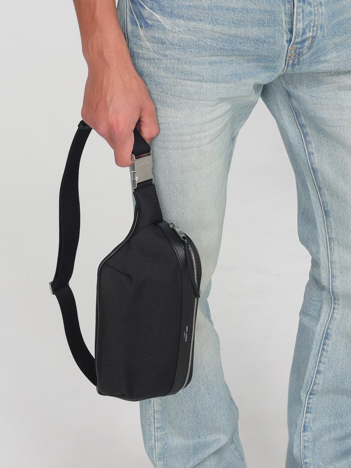 Saint Laurent Belt Bag Men Black SAINT LAURENT