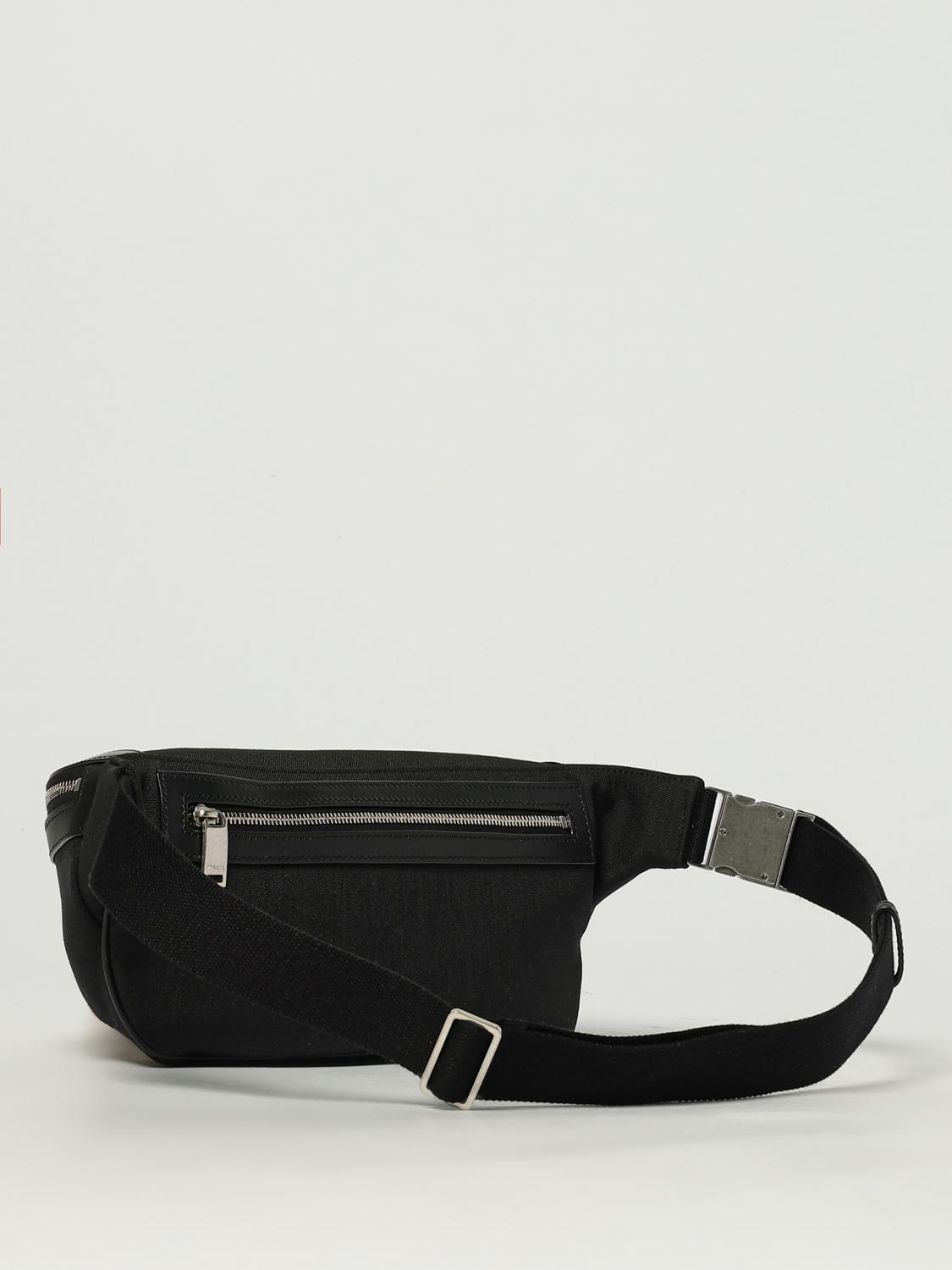 Saint Laurent Belt Bag Men Black SAINT LAURENT